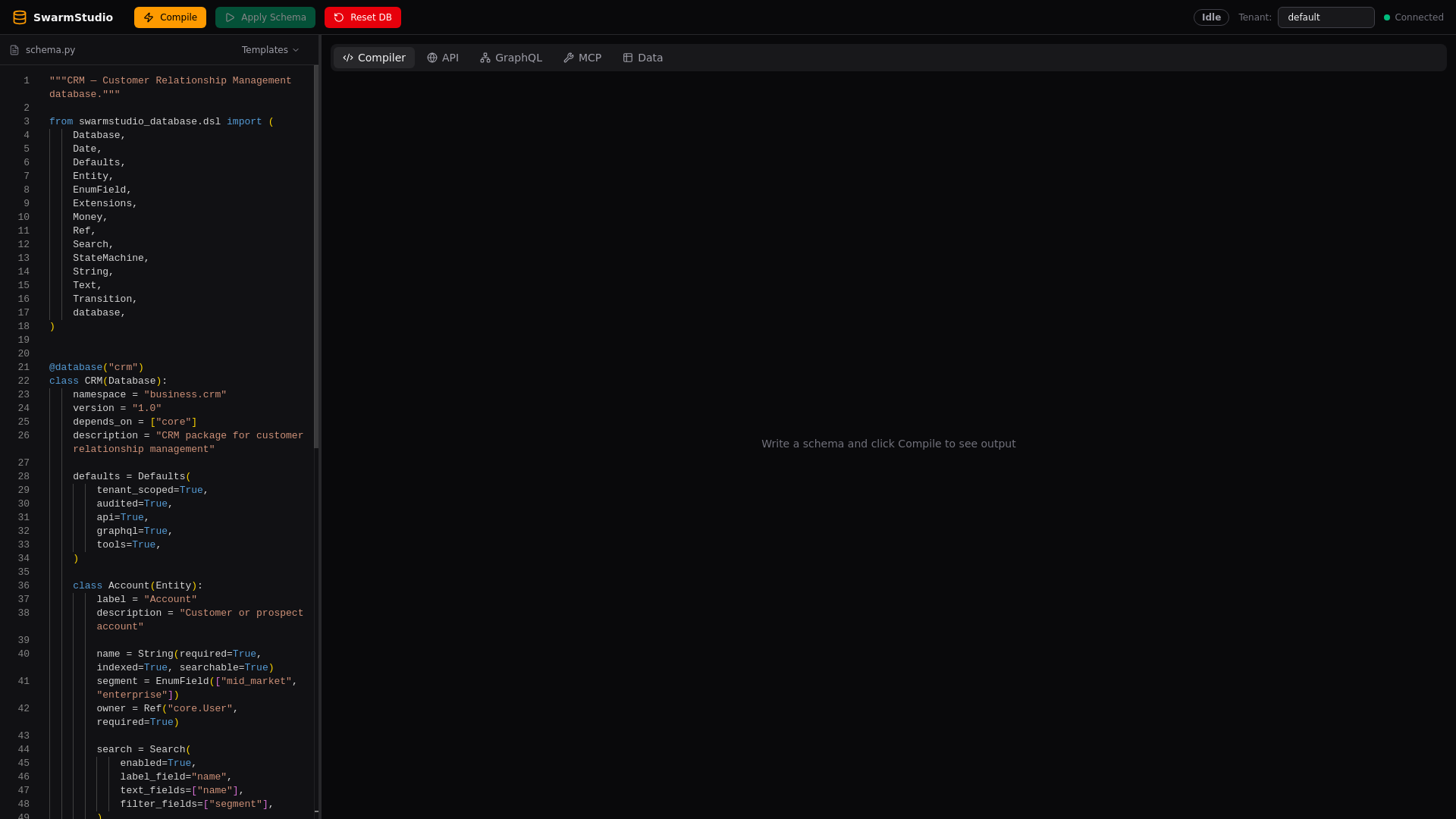 website screenshot of https://swarmstudio-studio.pages.dev/