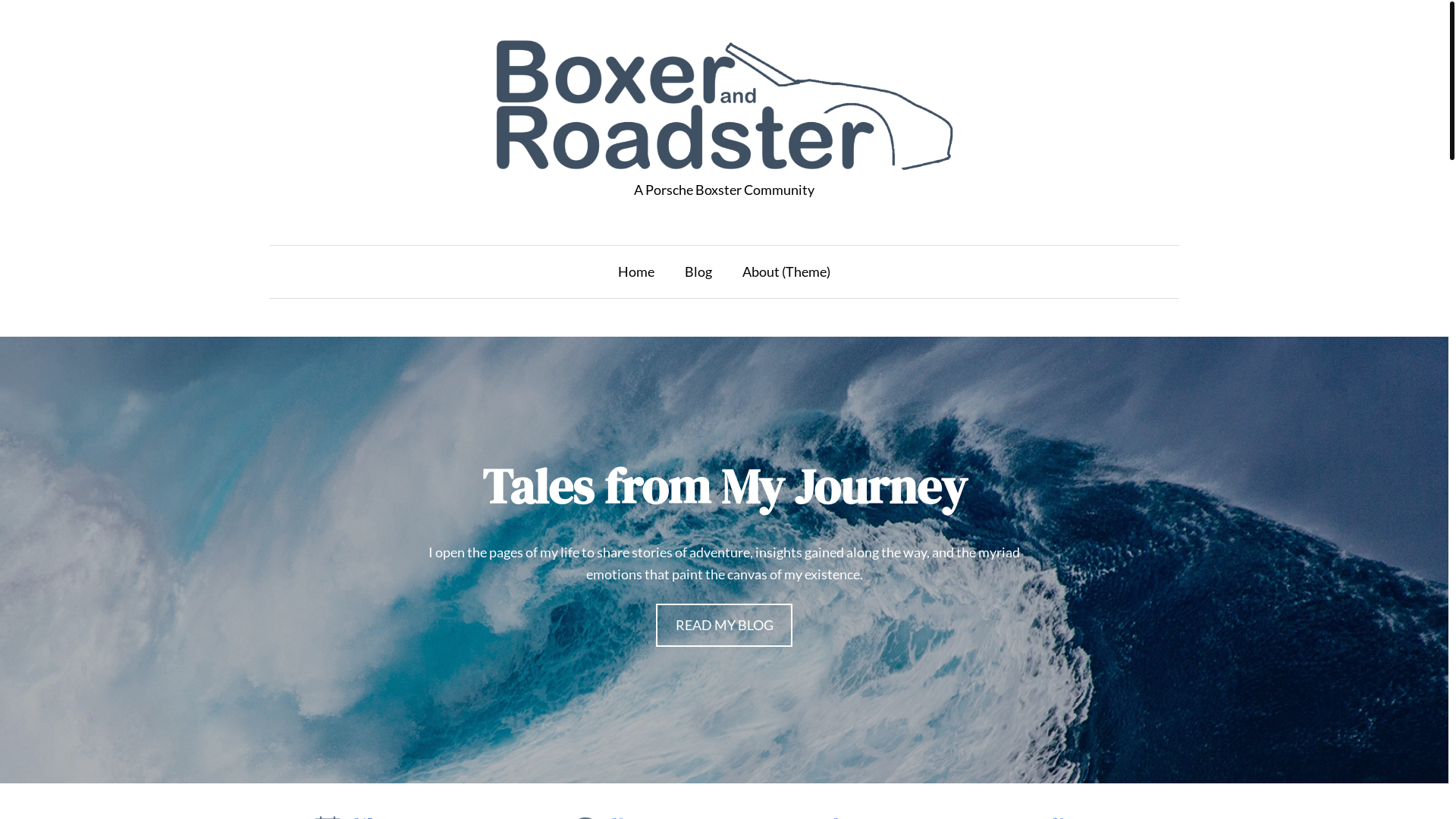 website screenshot of https://boxerandroadster.com/