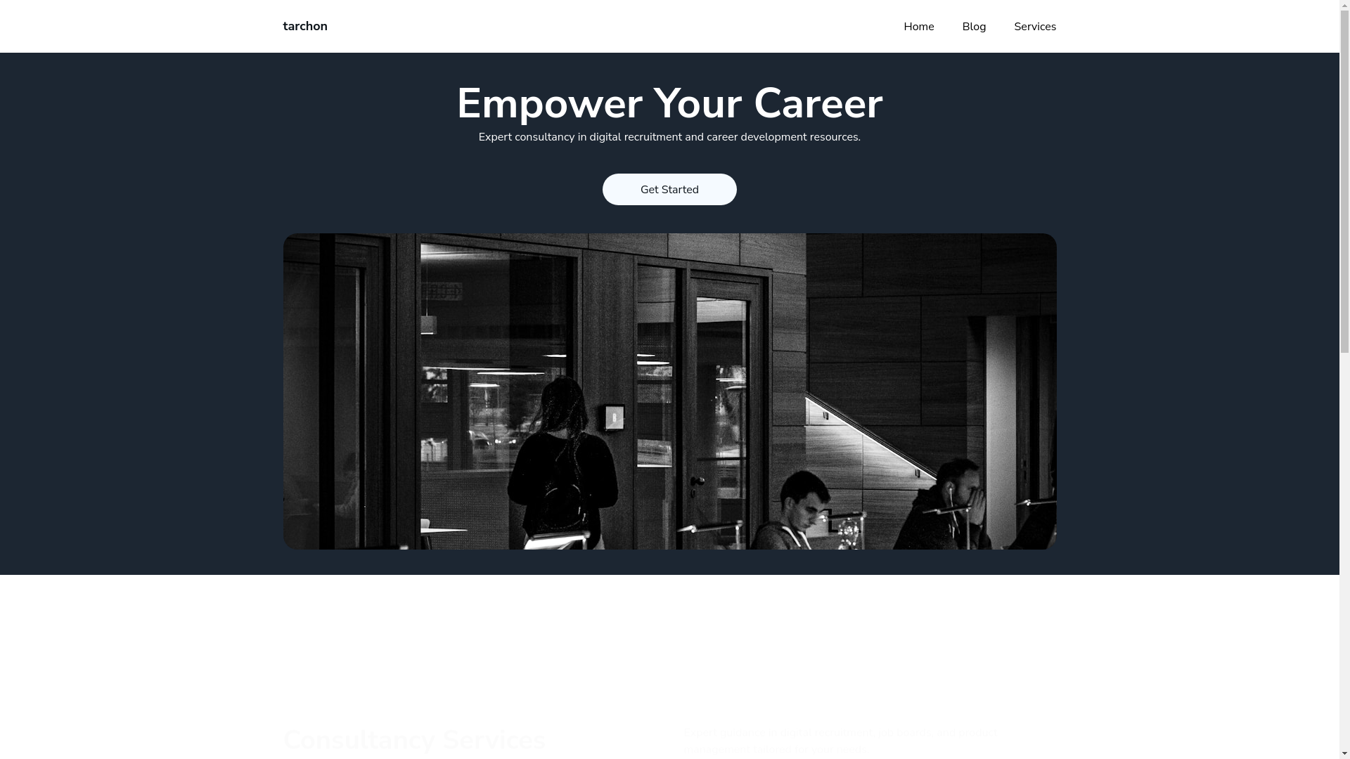 website screenshot of https://tarchon.co.uk/