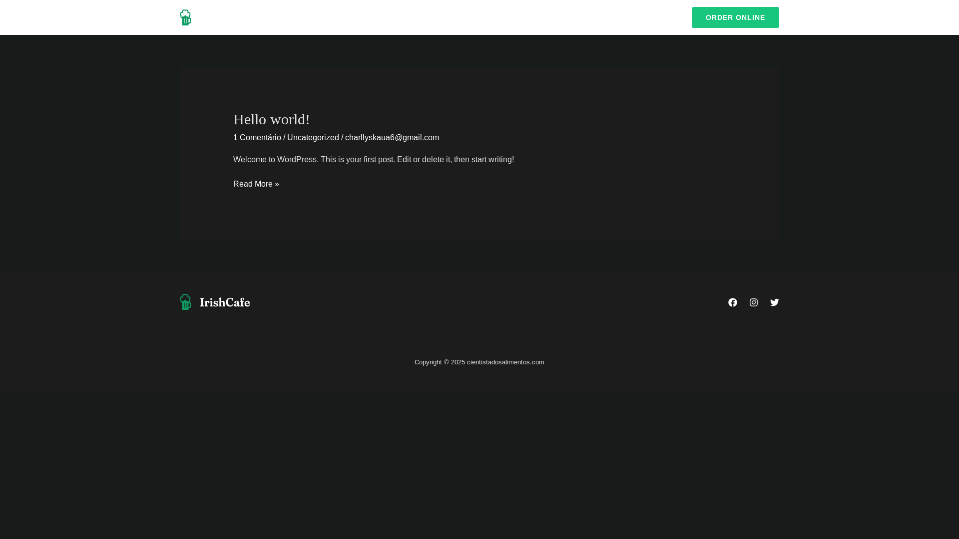 website screenshot of https://cientistadosalimentos.com/