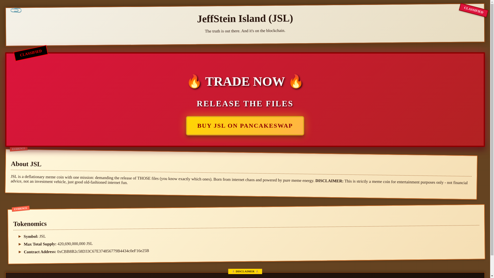 website screenshot of https://jeffsteinisland.pages.dev/
