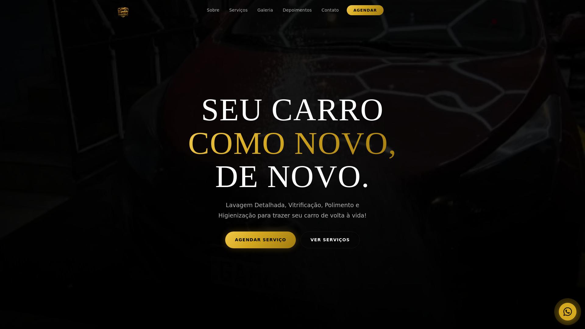 website screenshot of https://esteticapantherblack.com.br/