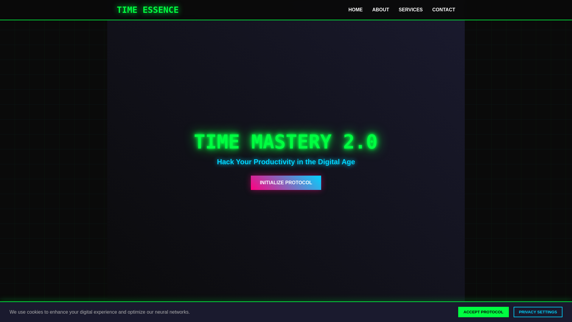 website screenshot of https://timeessenceexperts.cyou/