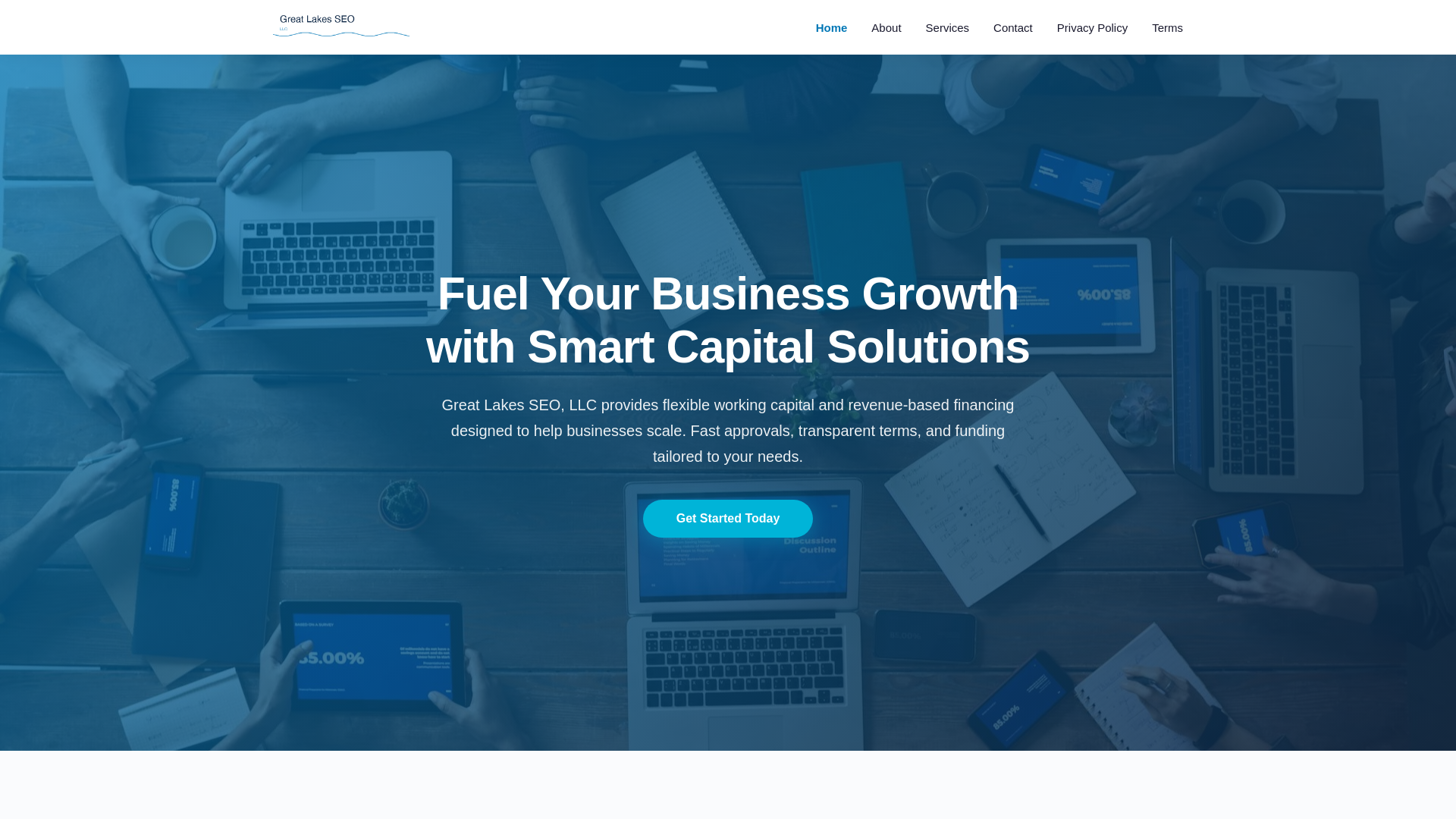 website screenshot of https://greatlakesseo-4kg.pages.dev/