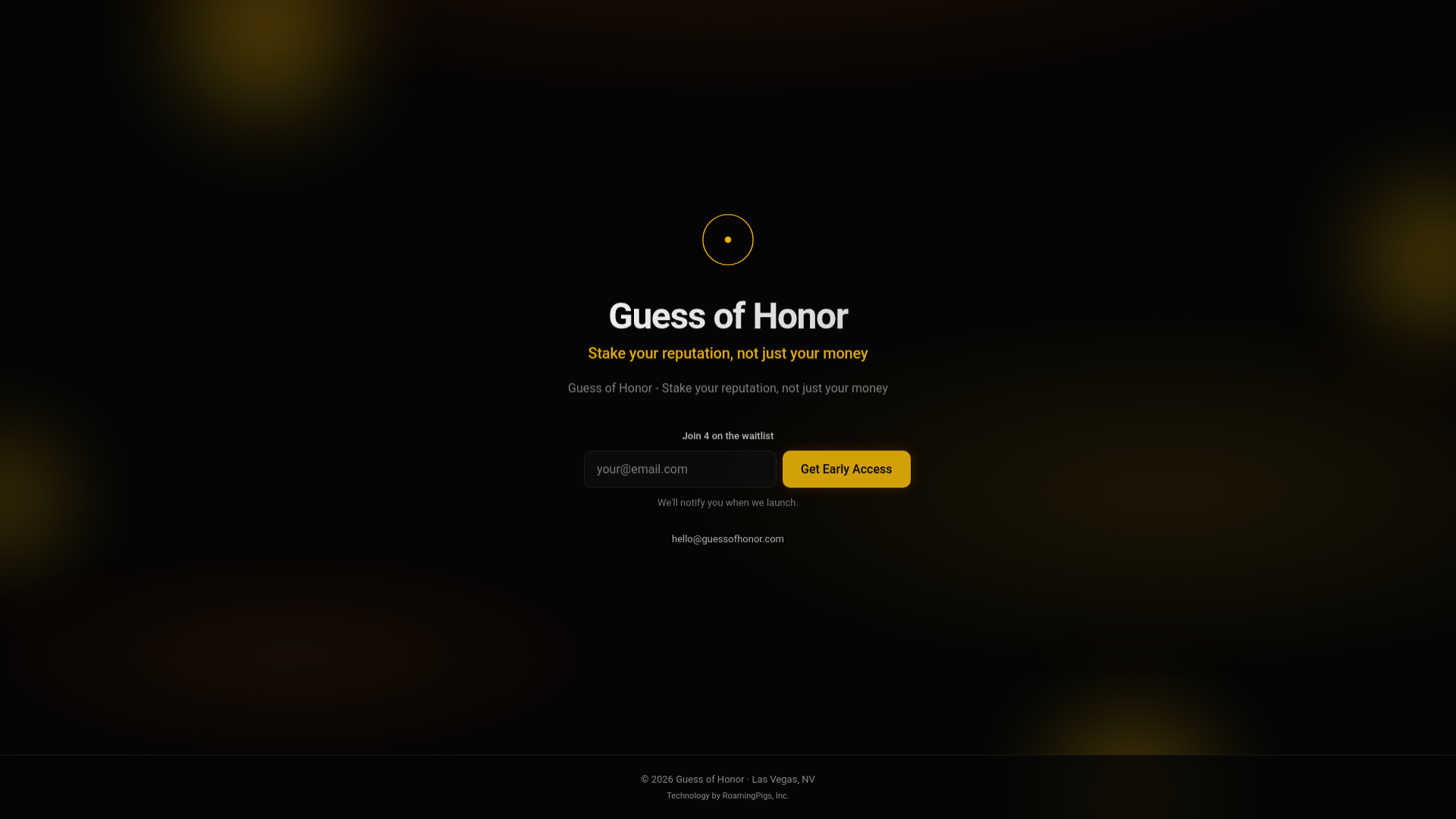 website screenshot of https://guessofhonor.pages.dev/