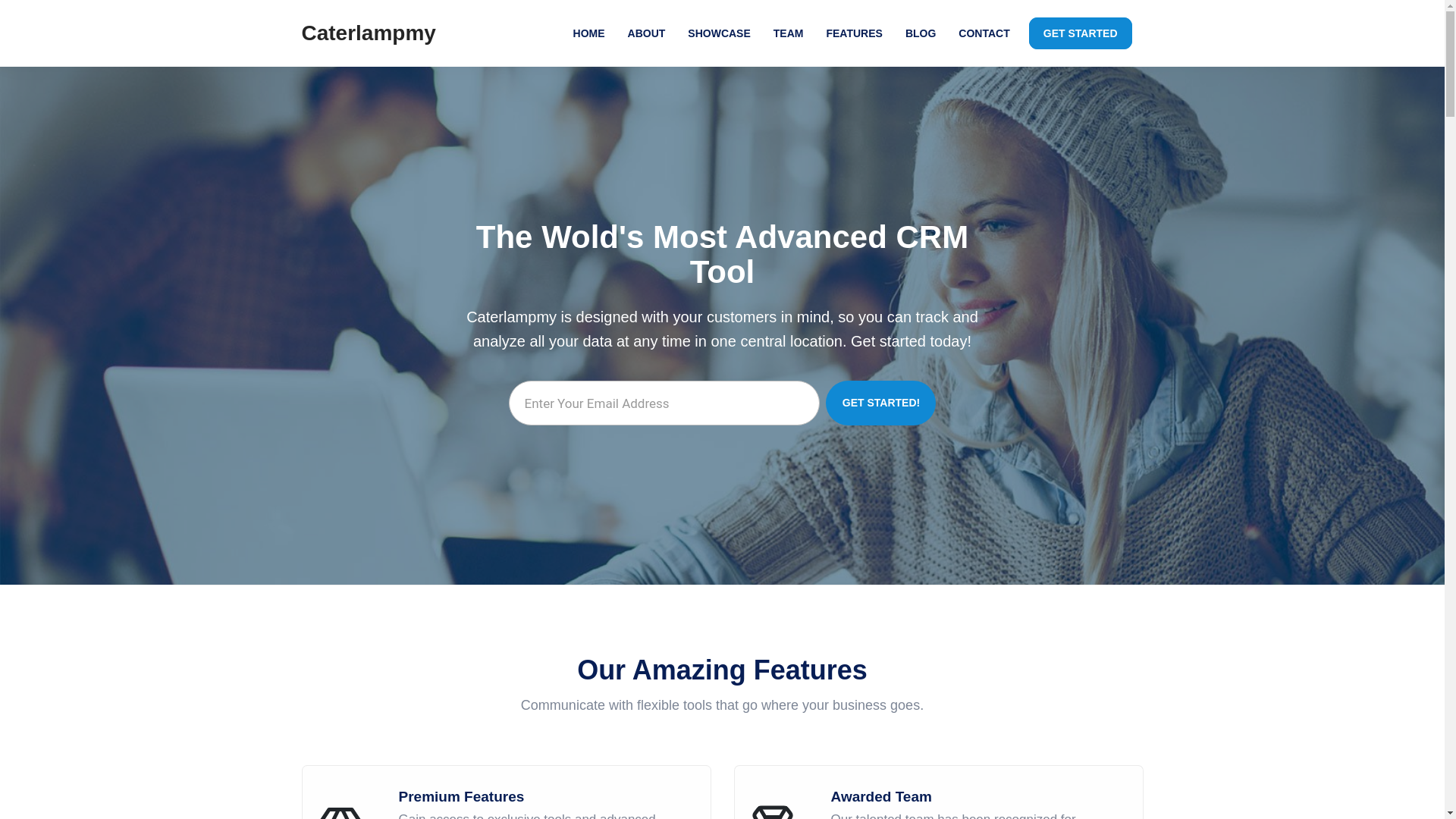website screenshot of https://caterlamp.my.id/