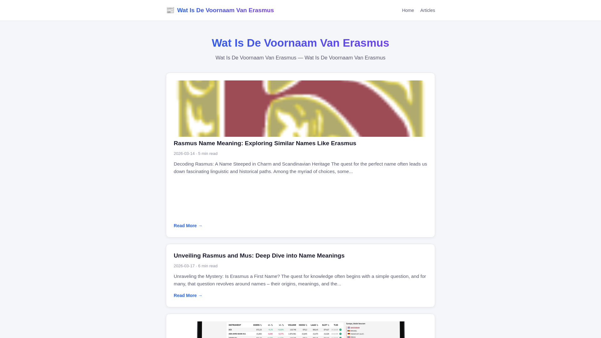 website screenshot of https://wat-is-de-voornaam-van-erasmus.pages.dev/