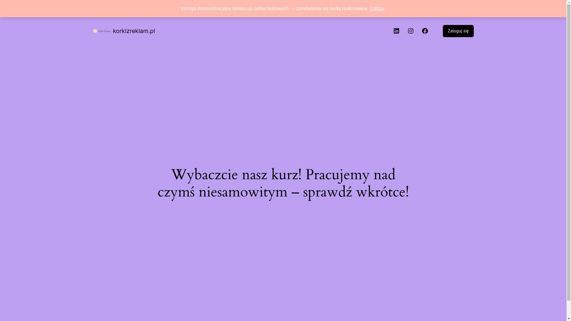 website screenshot of https://korkizreklam.pl/