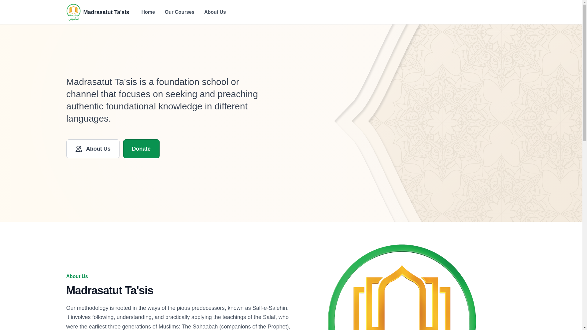 website screenshot of https://madrasatut-tasis.pages.dev/