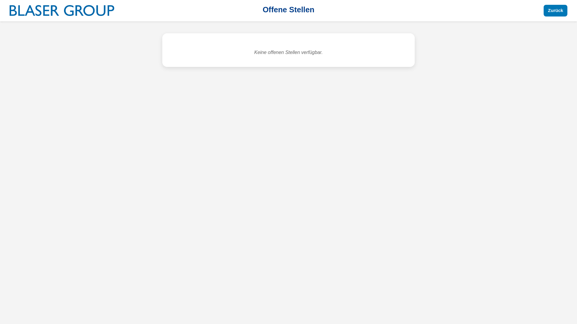 website screenshot of https://blaser-group-stellen.de/