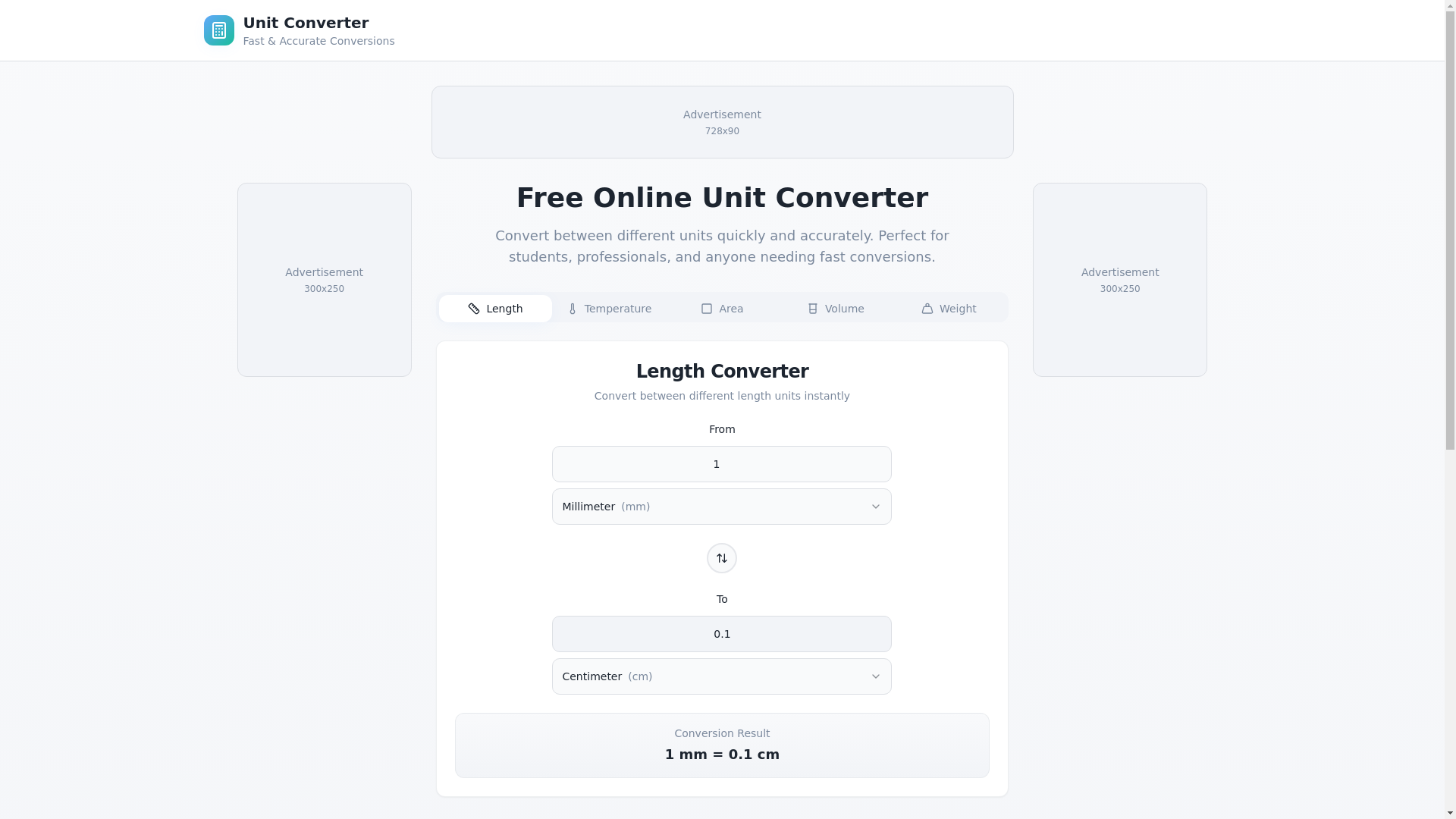 website screenshot of https://simplyunits.com/