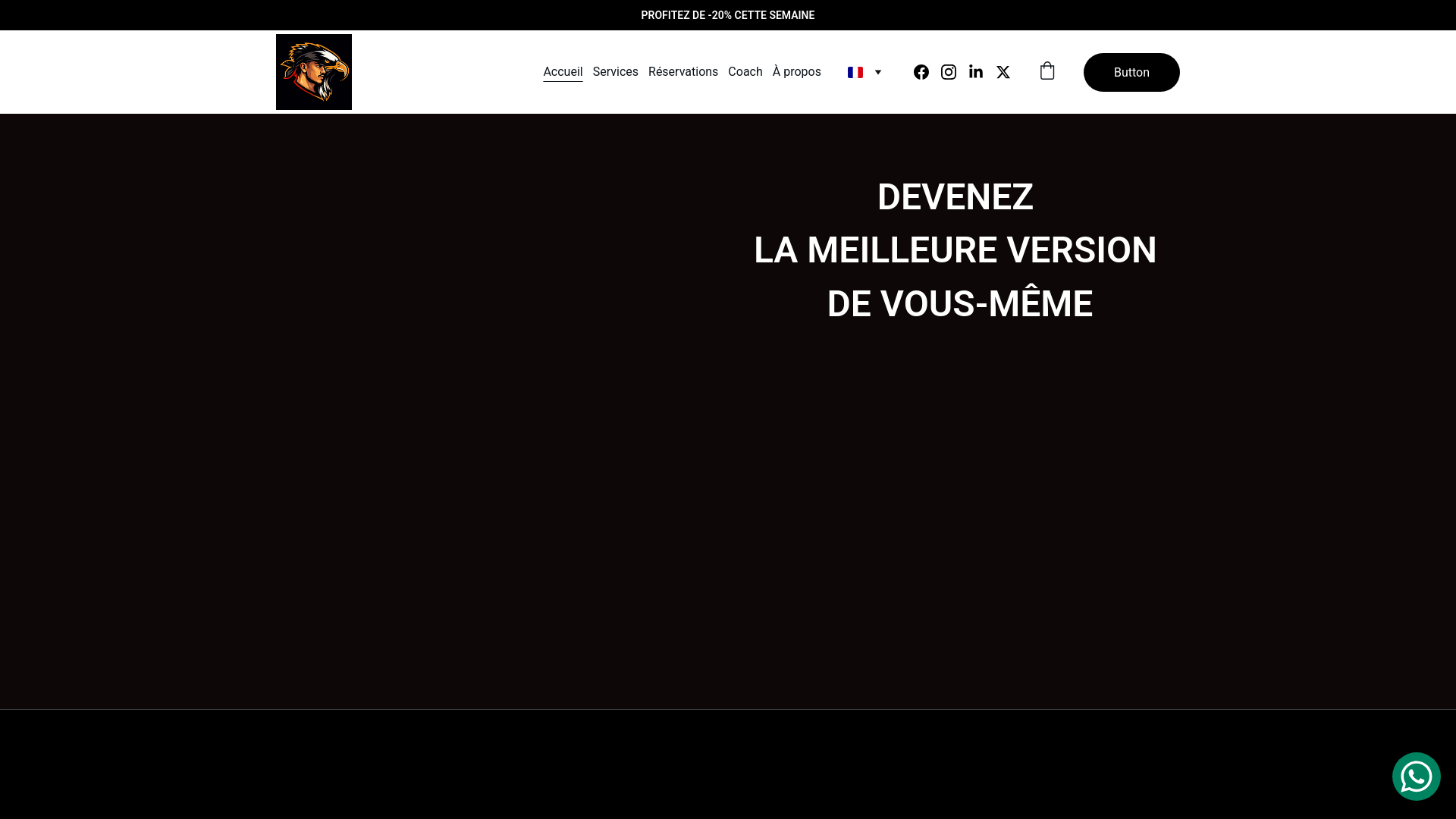 website screenshot of https://almathleticperformance.eu/