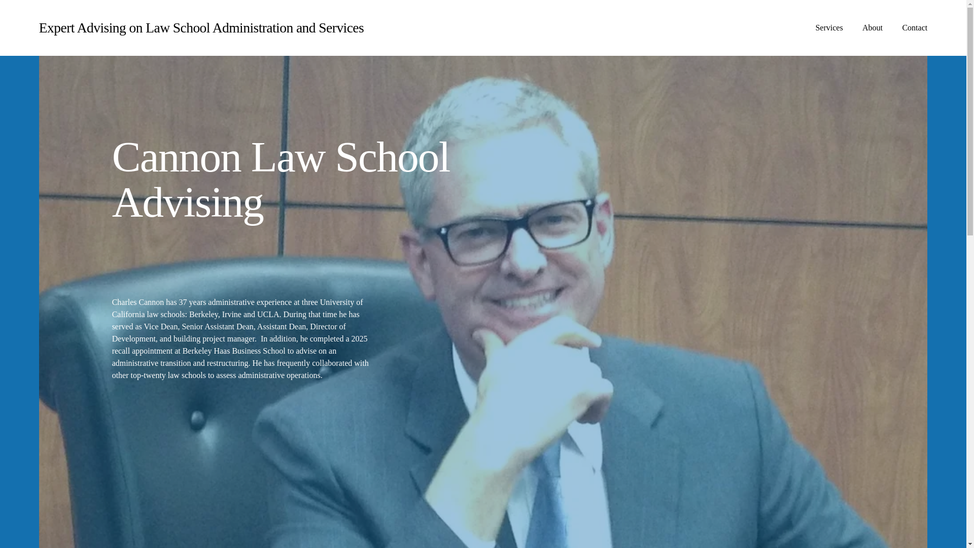 website screenshot of https://cannonlawschooladvising.com/