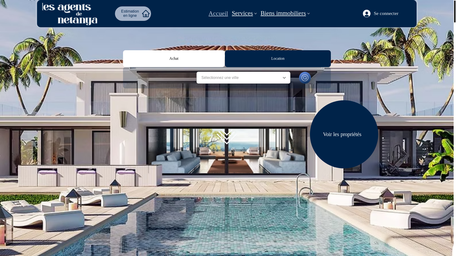 website screenshot of https://lesagentsdenetanya.com/