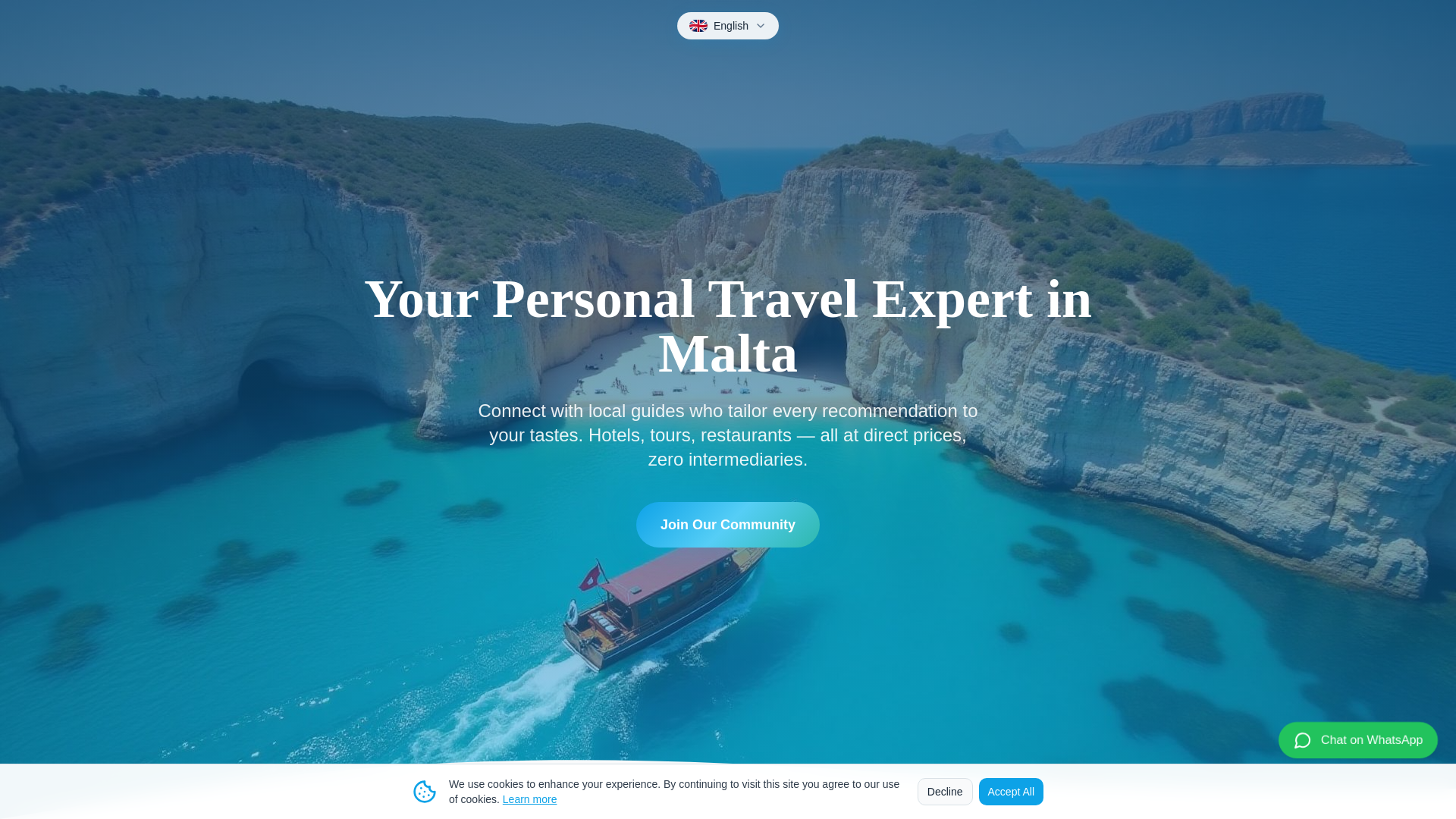 website screenshot of https://malta-sightseeingpass.com