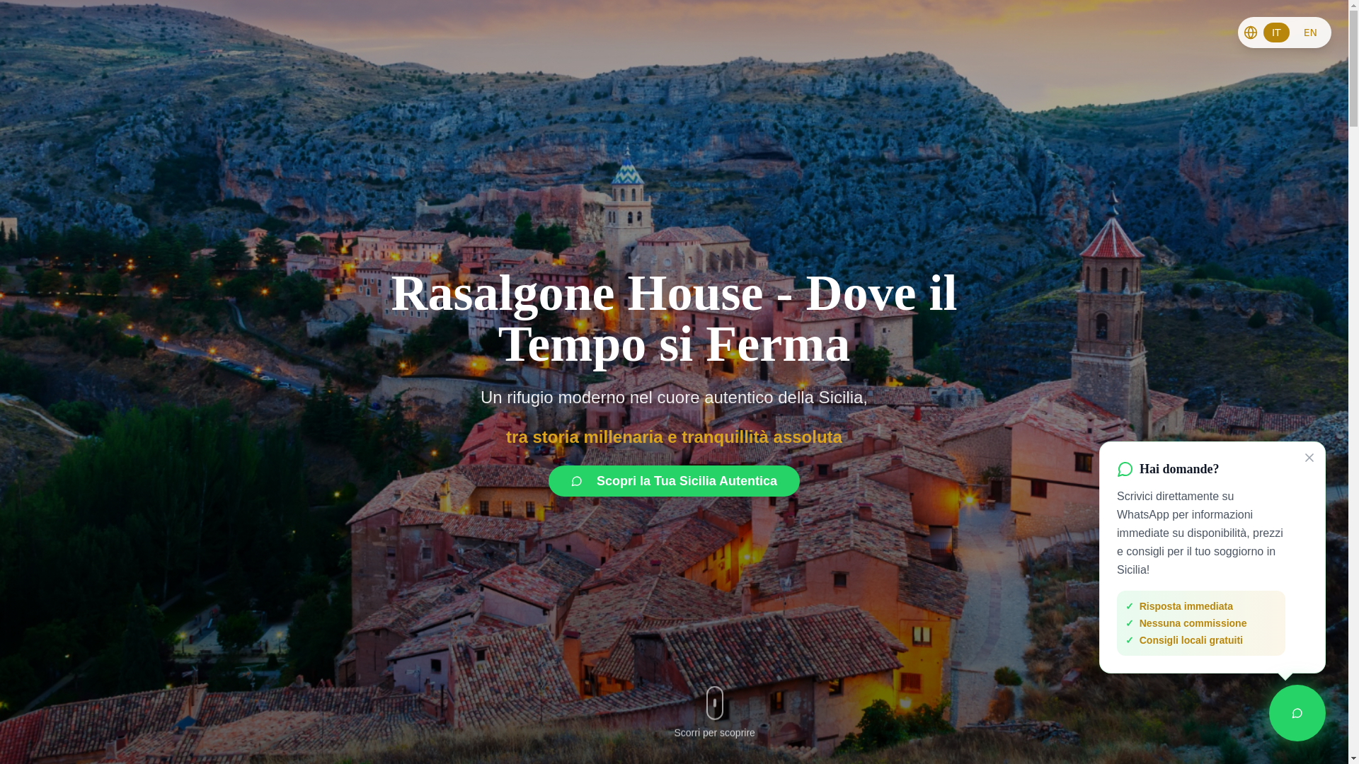 website screenshot of https://rasalgonehouse.it/
