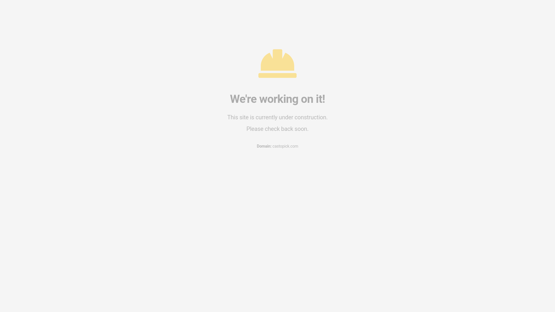 website screenshot of https://castopick.com/