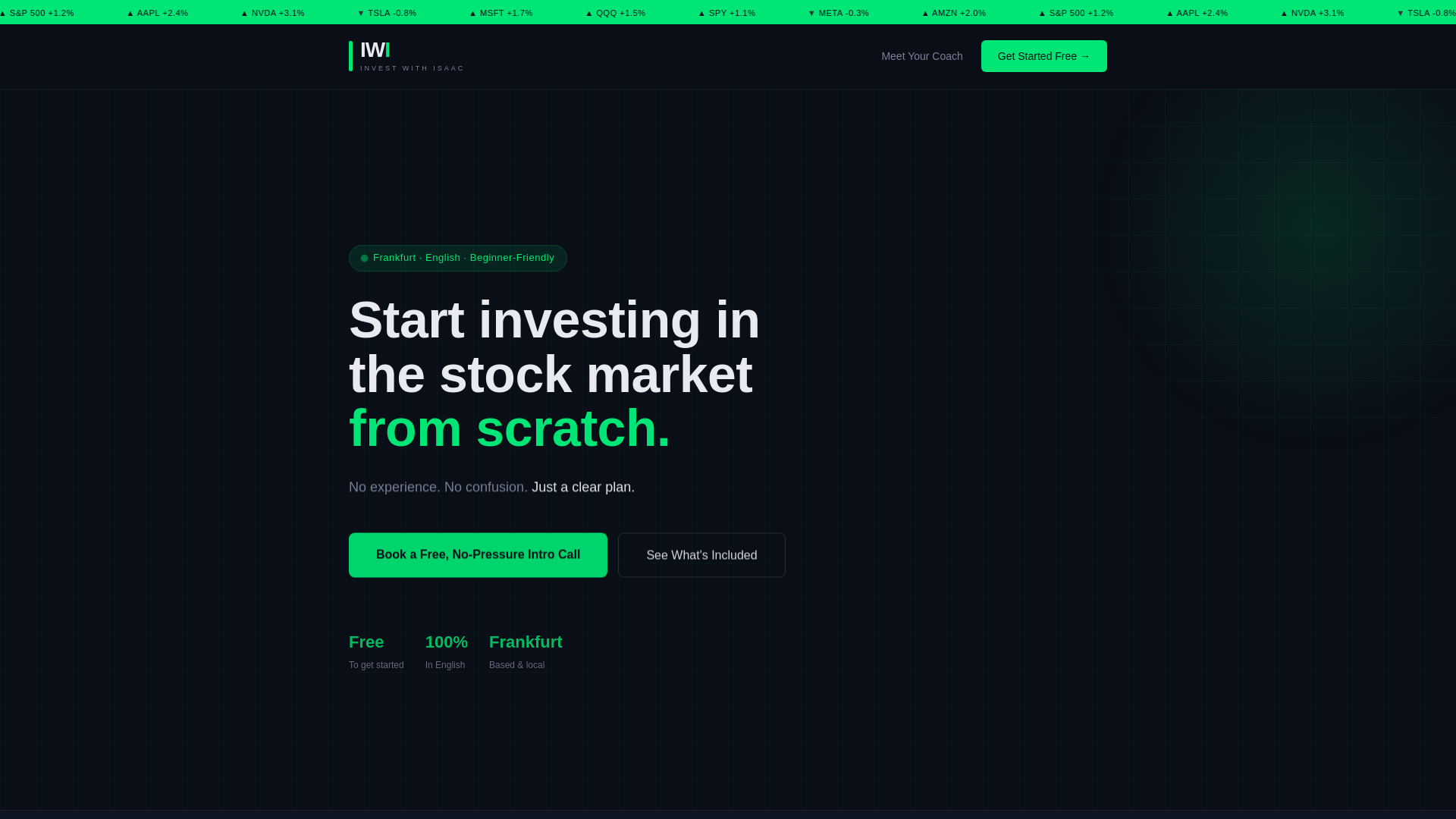 website screenshot of https://investwithisaac.pages.dev/