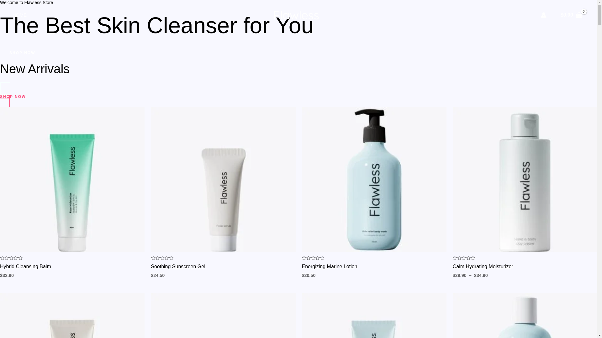 website screenshot of https://miarustore.fr/