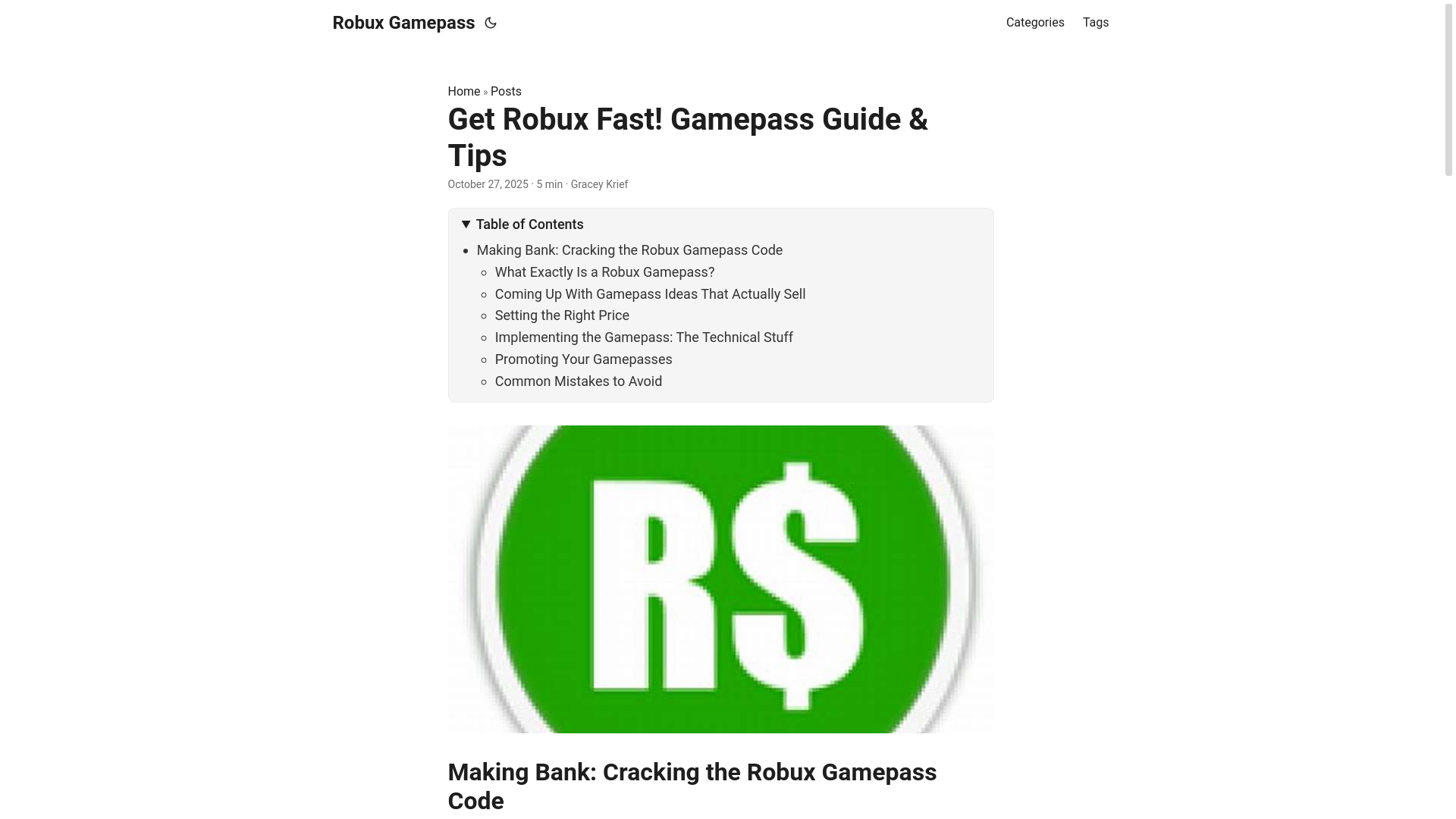 website screenshot of https://robux-gamepass.pages.dev/