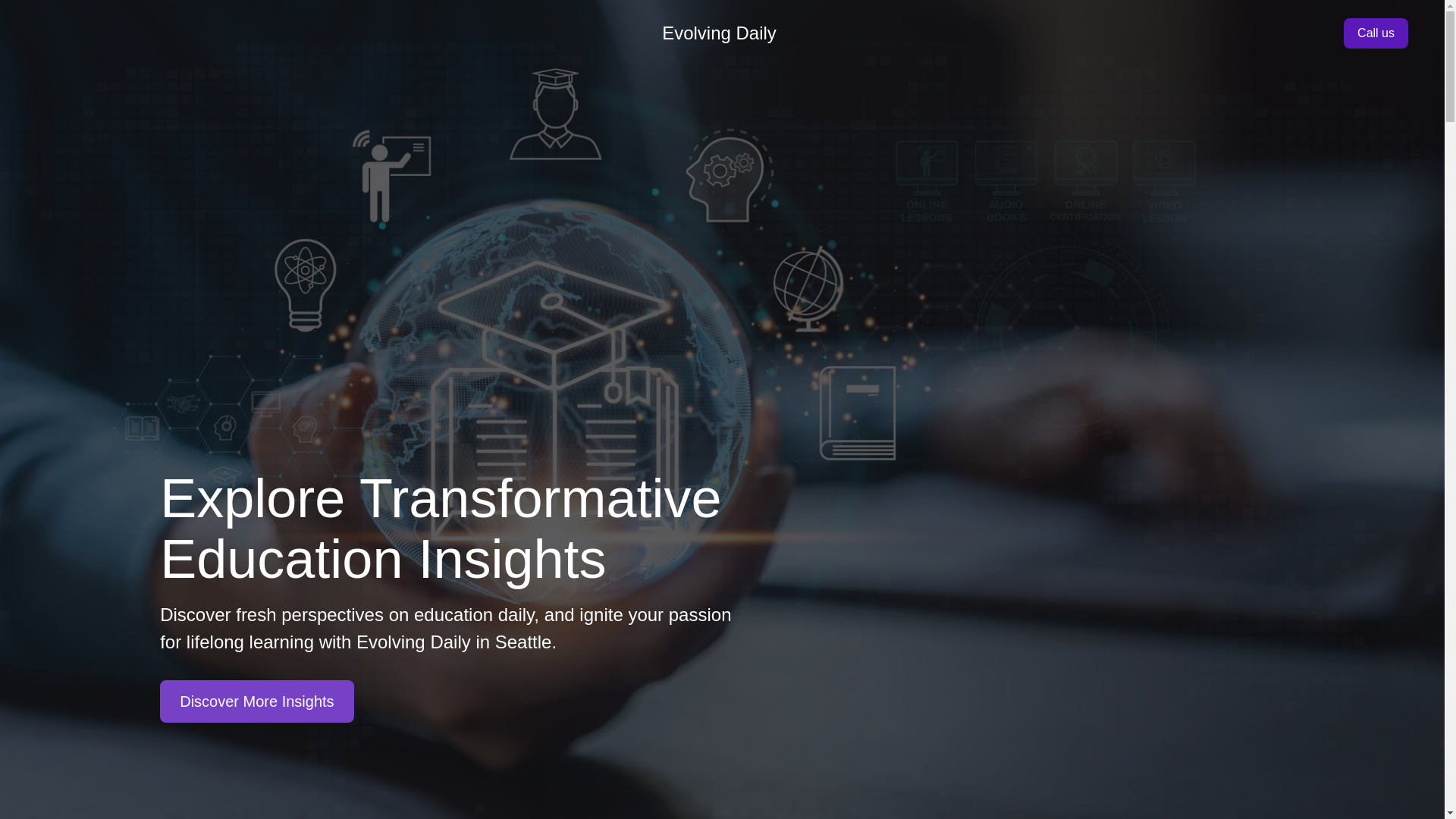 website screenshot of https://theevolvinglive.com/
