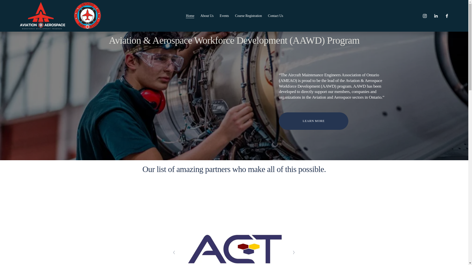 website screenshot of https://amesdfproject.ca/