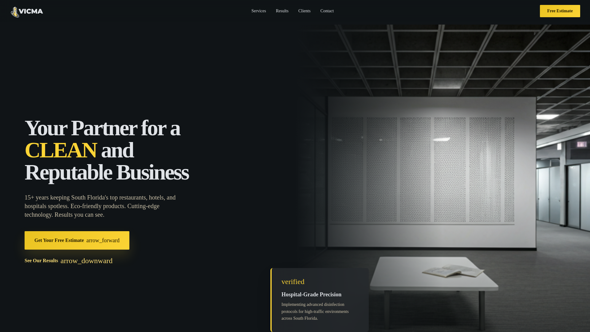 website screenshot of https://vicma-preview.pages.dev/