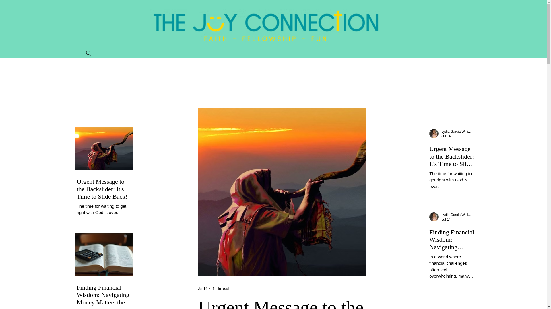 website screenshot of https://thejoyconnection.net/