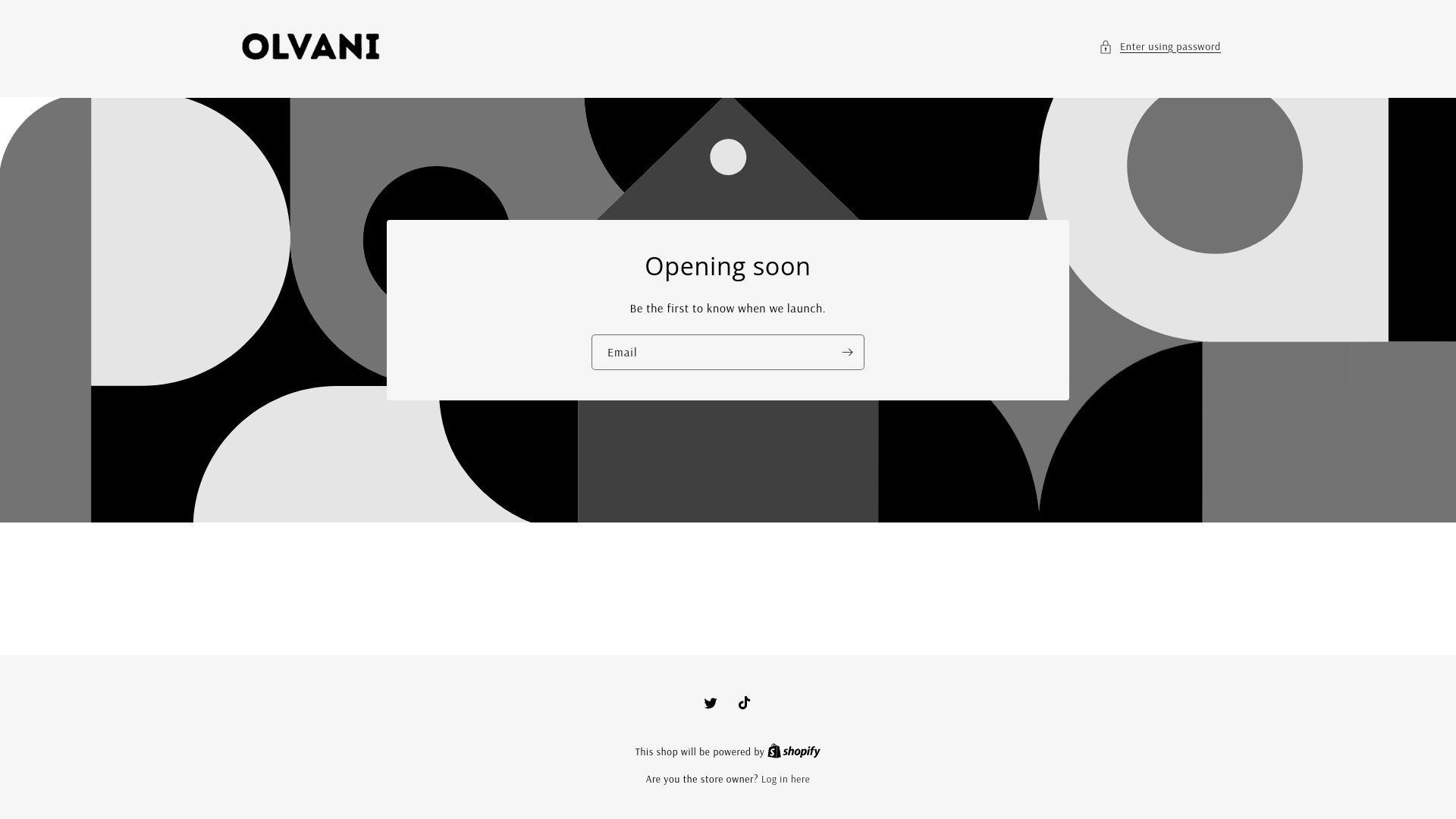 website screenshot of https://tryolvani.com/