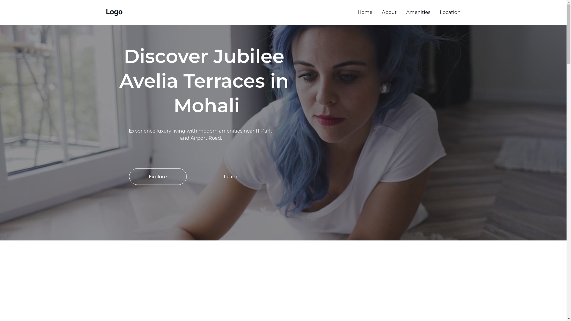 website screenshot of https://jubileeaveliaterraces.in/