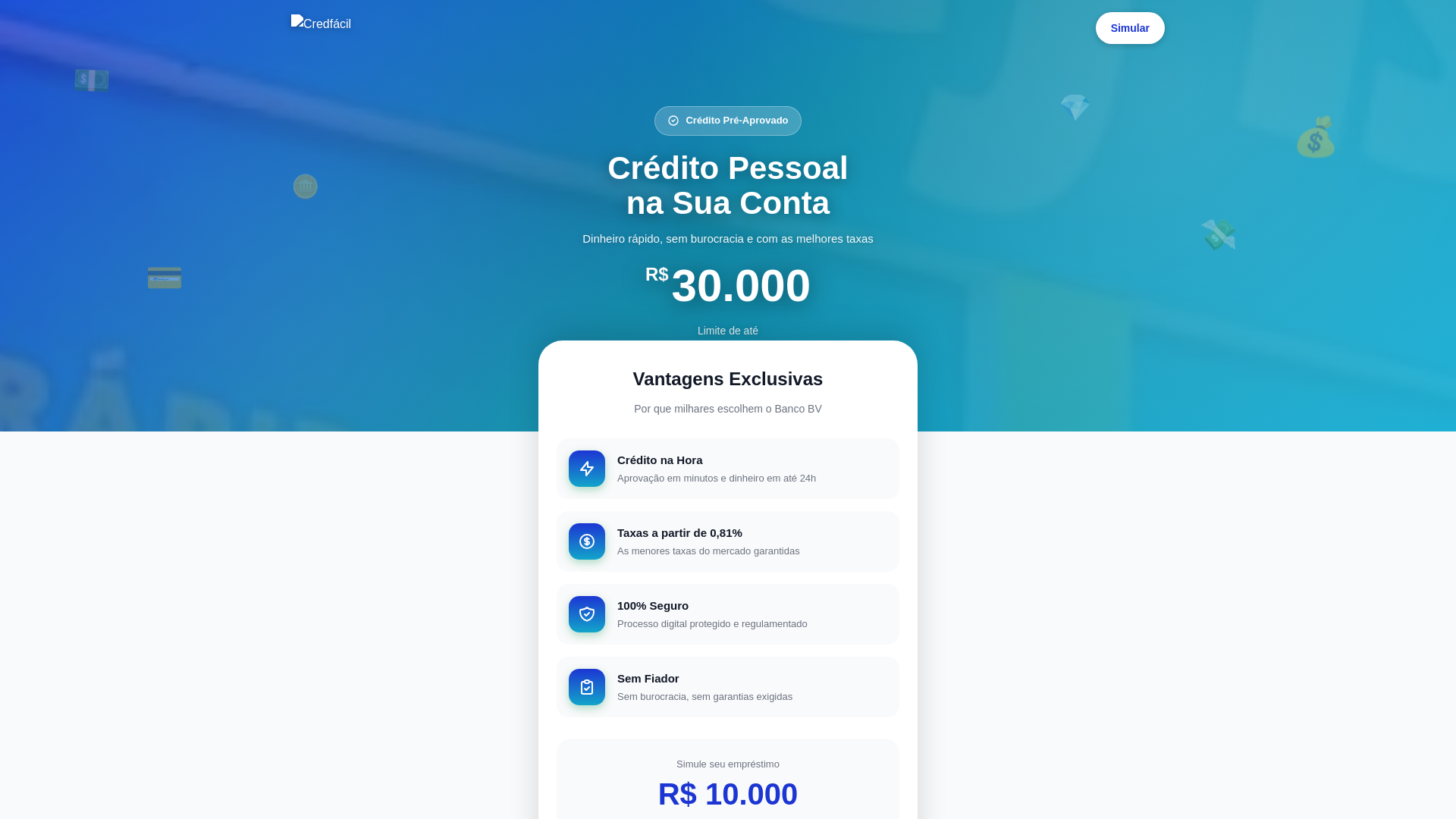 website screenshot of https://crefisa.pages.dev/