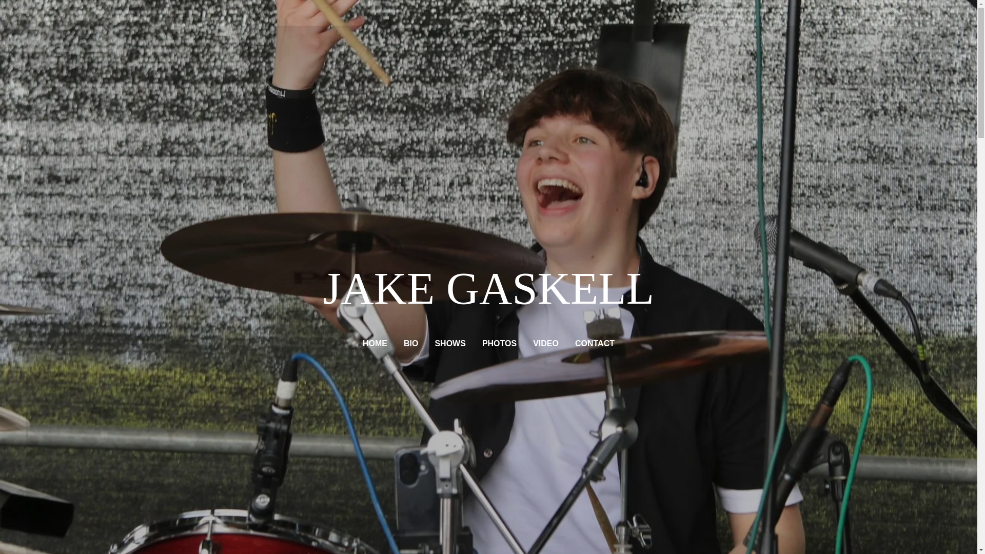 website screenshot of https://jakegaskellmusic.com/