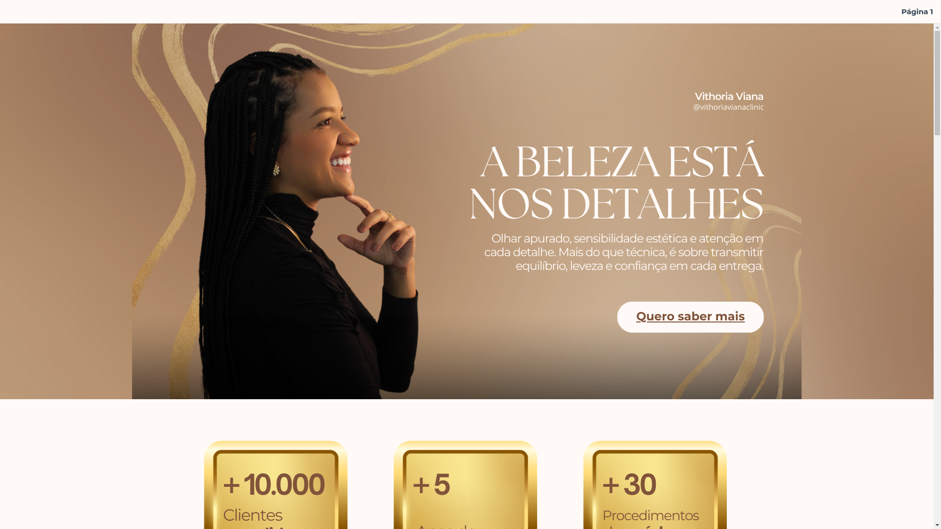 website screenshot of https://vithoriaviana.com/