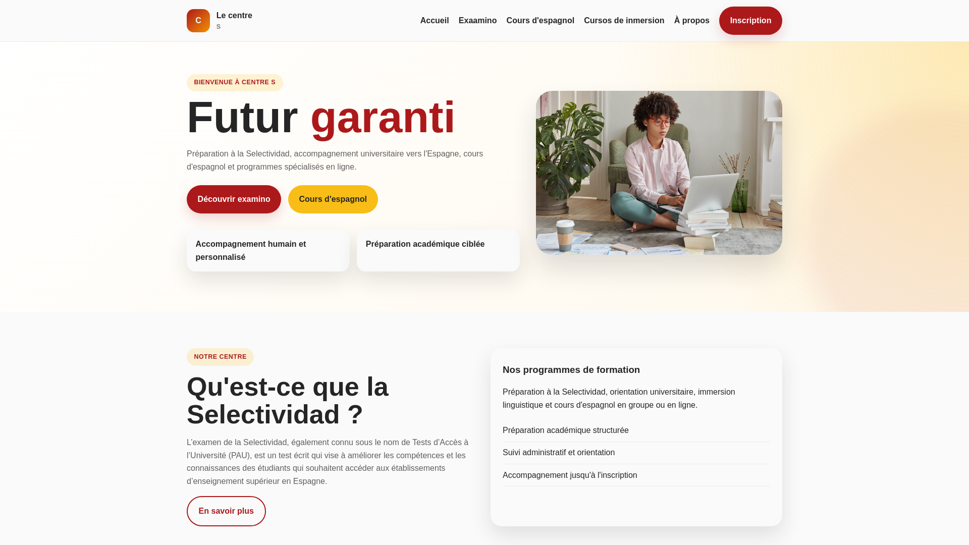 website screenshot of https://centres-d5e.pages.dev/