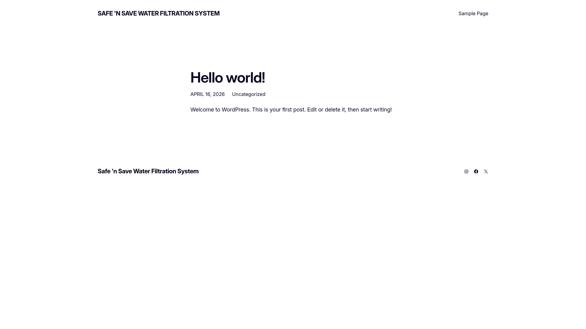 website screenshot of https://sayno2bottledwater.ca/