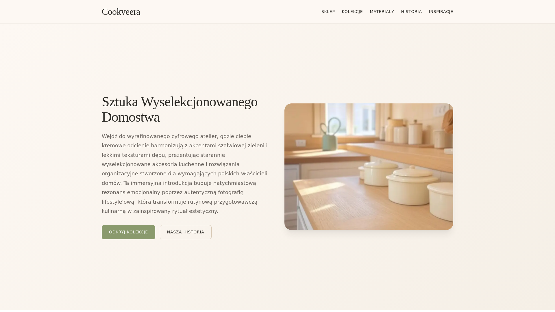 website screenshot of https://cookveera.com/