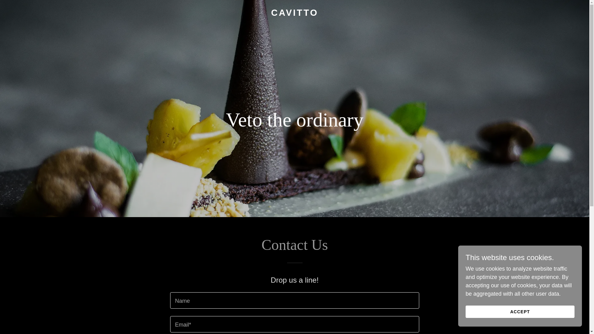 website screenshot of https://cavitto.com/