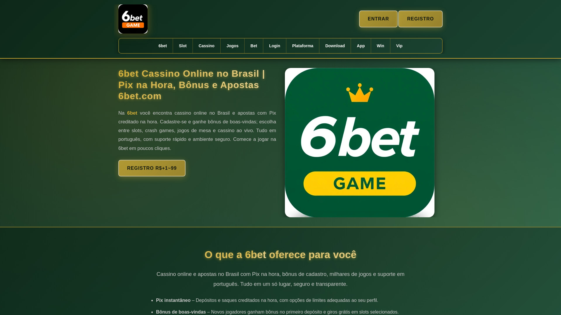 website screenshot of https://6beta2.com/