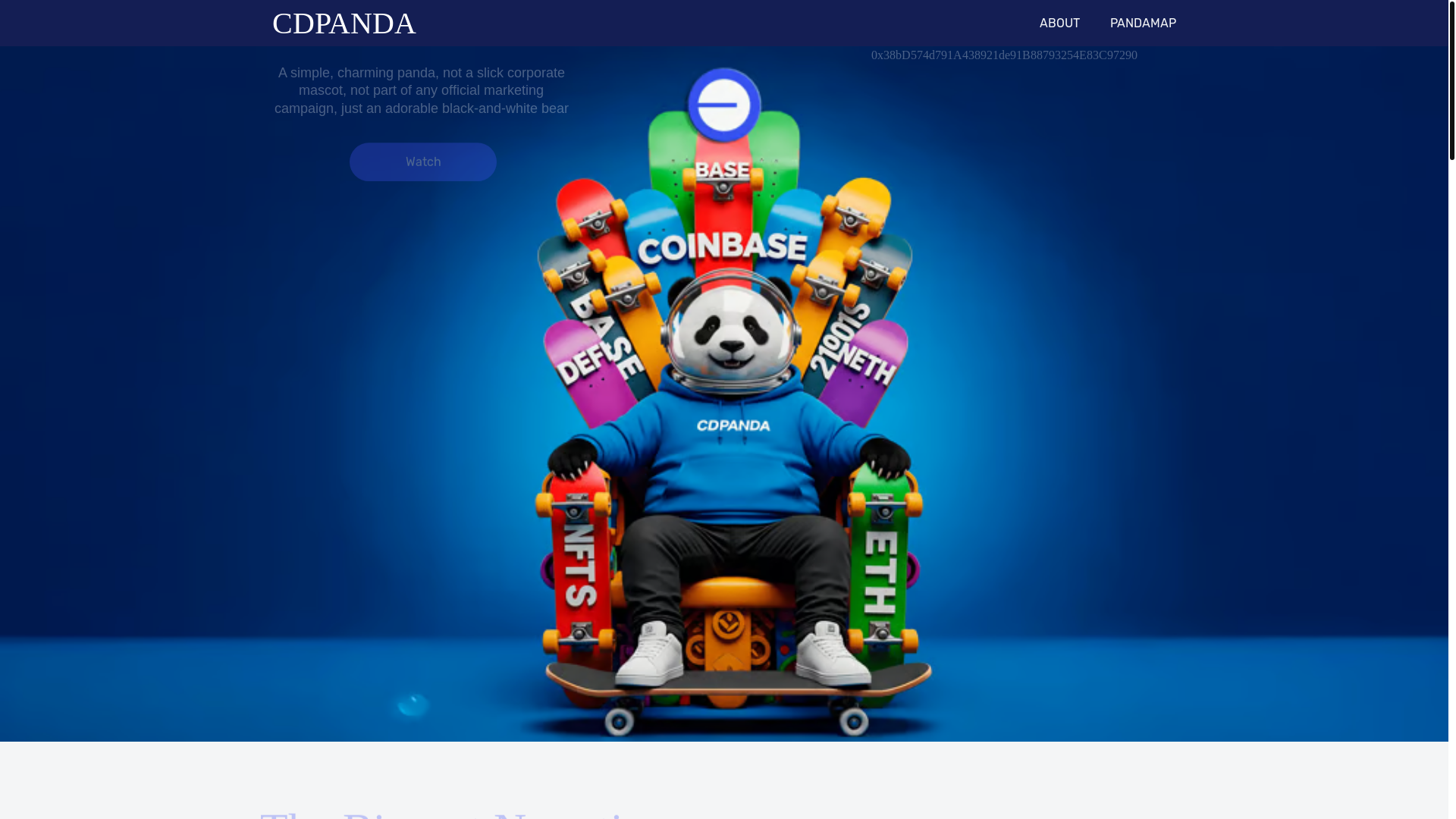 website screenshot of https://cdpanda.xyz/