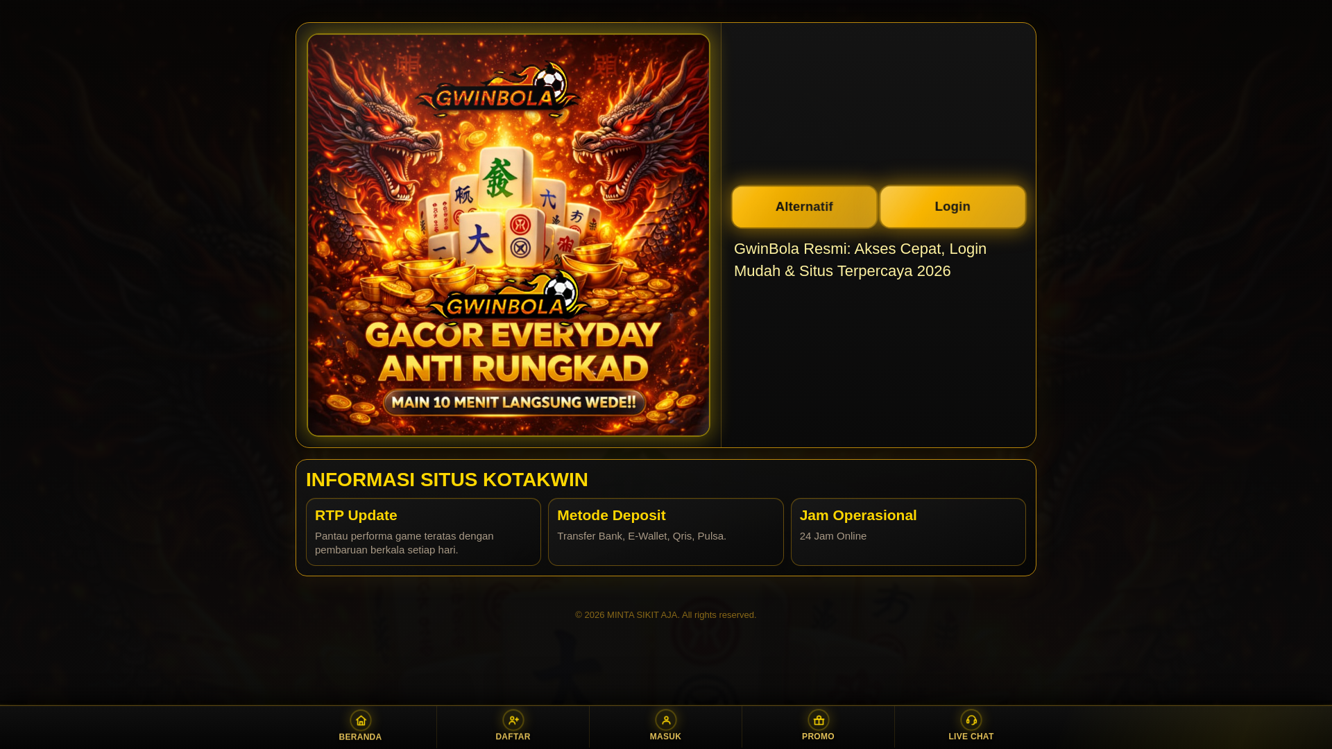 website screenshot of https://gwinbolaamp.pages.dev/