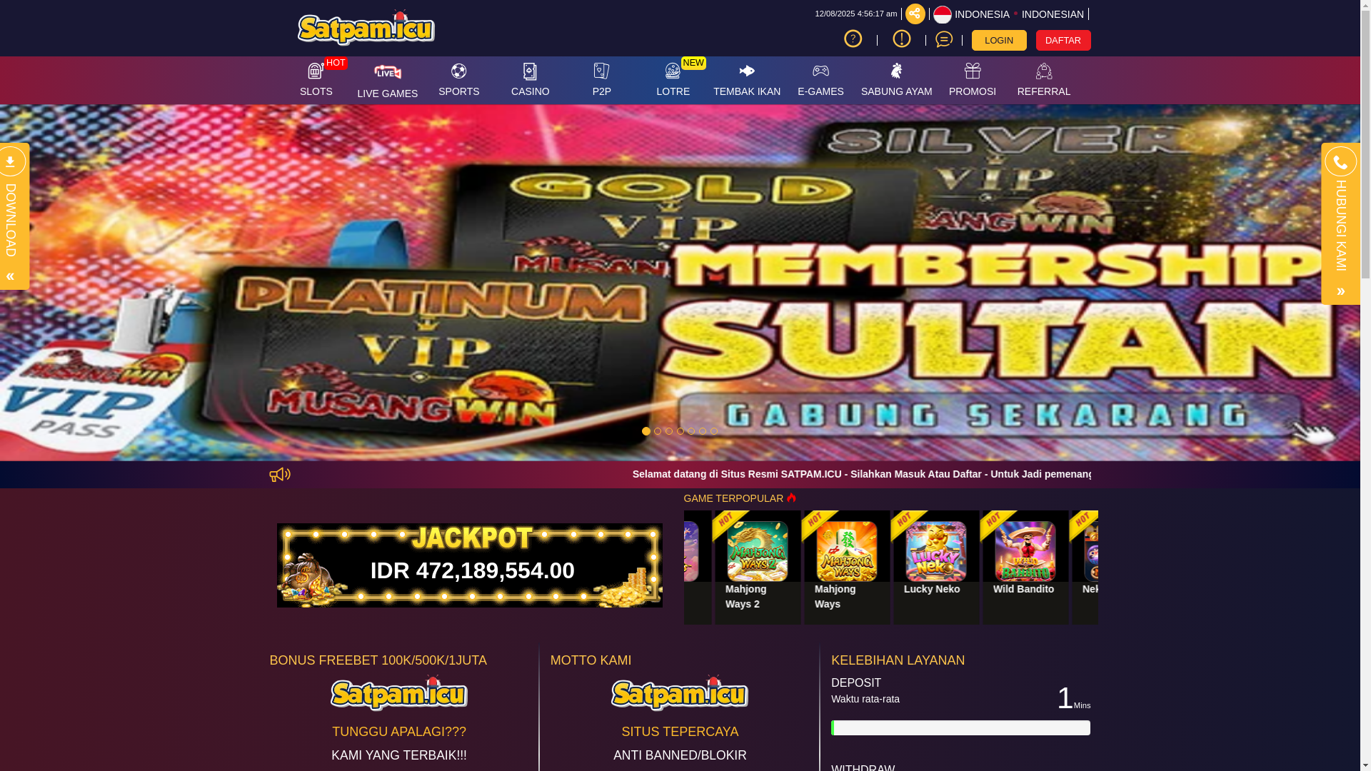 website screenshot of https://sawarna99.com/