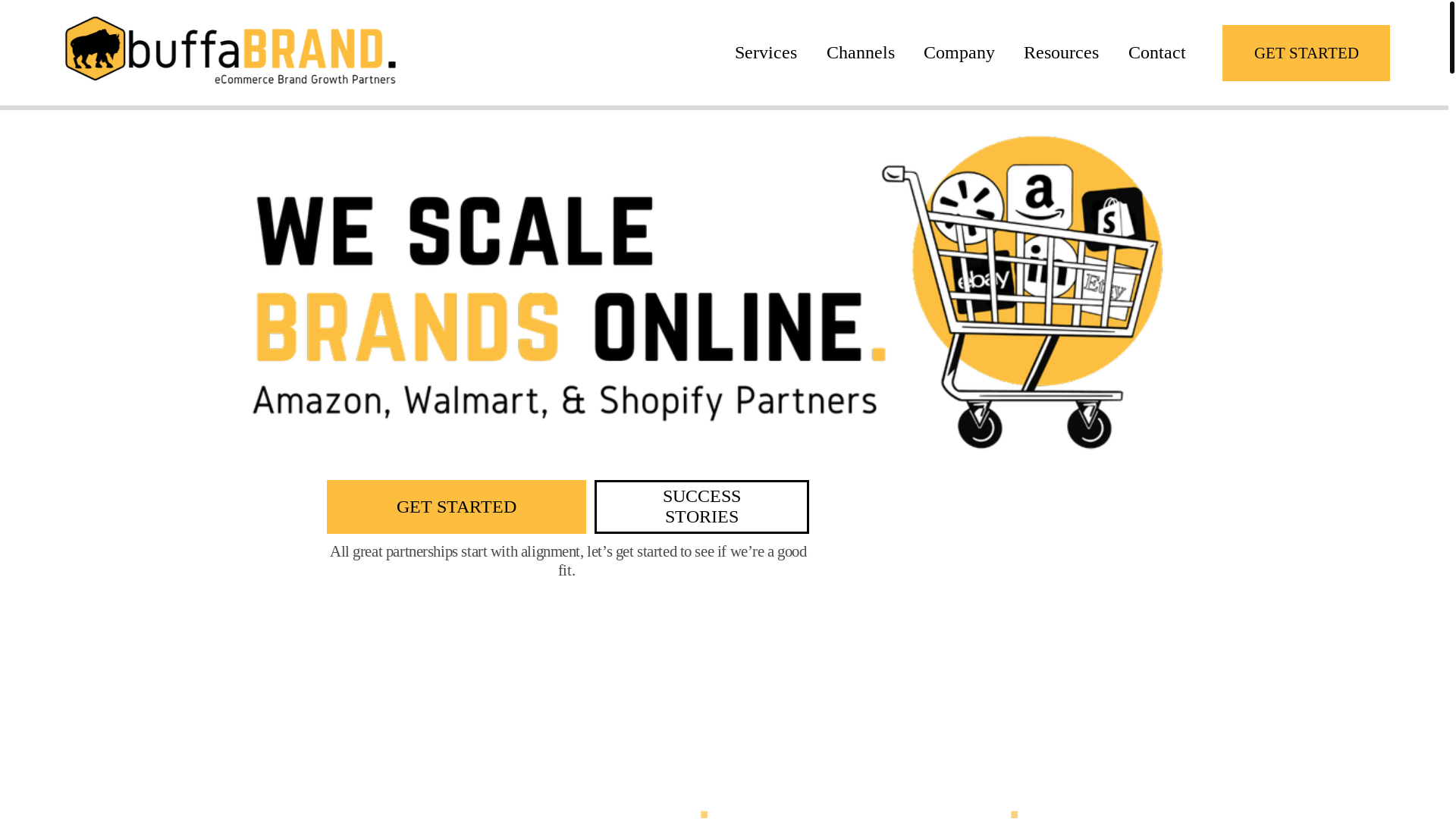 website screenshot of https://buffabrand.com/