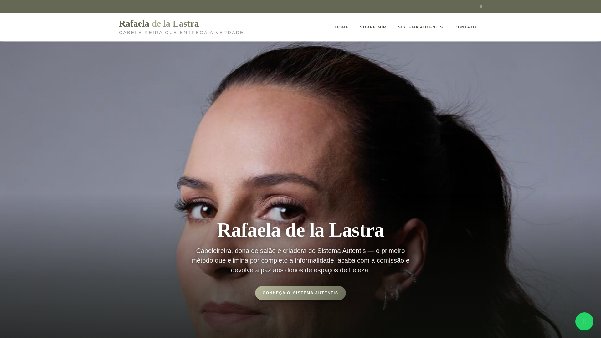 website screenshot of https://rafaeladelalastra.com.br/