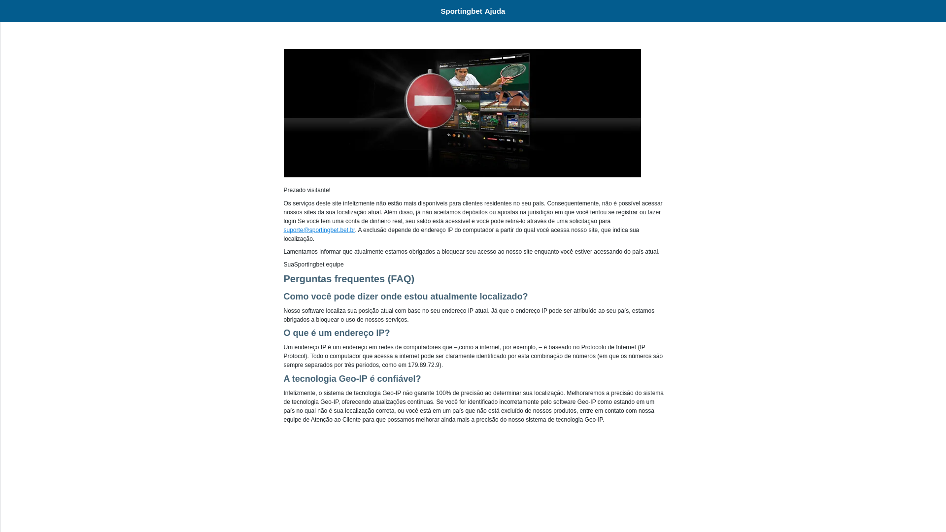 website screenshot of https://www.sportingbet.bet.br