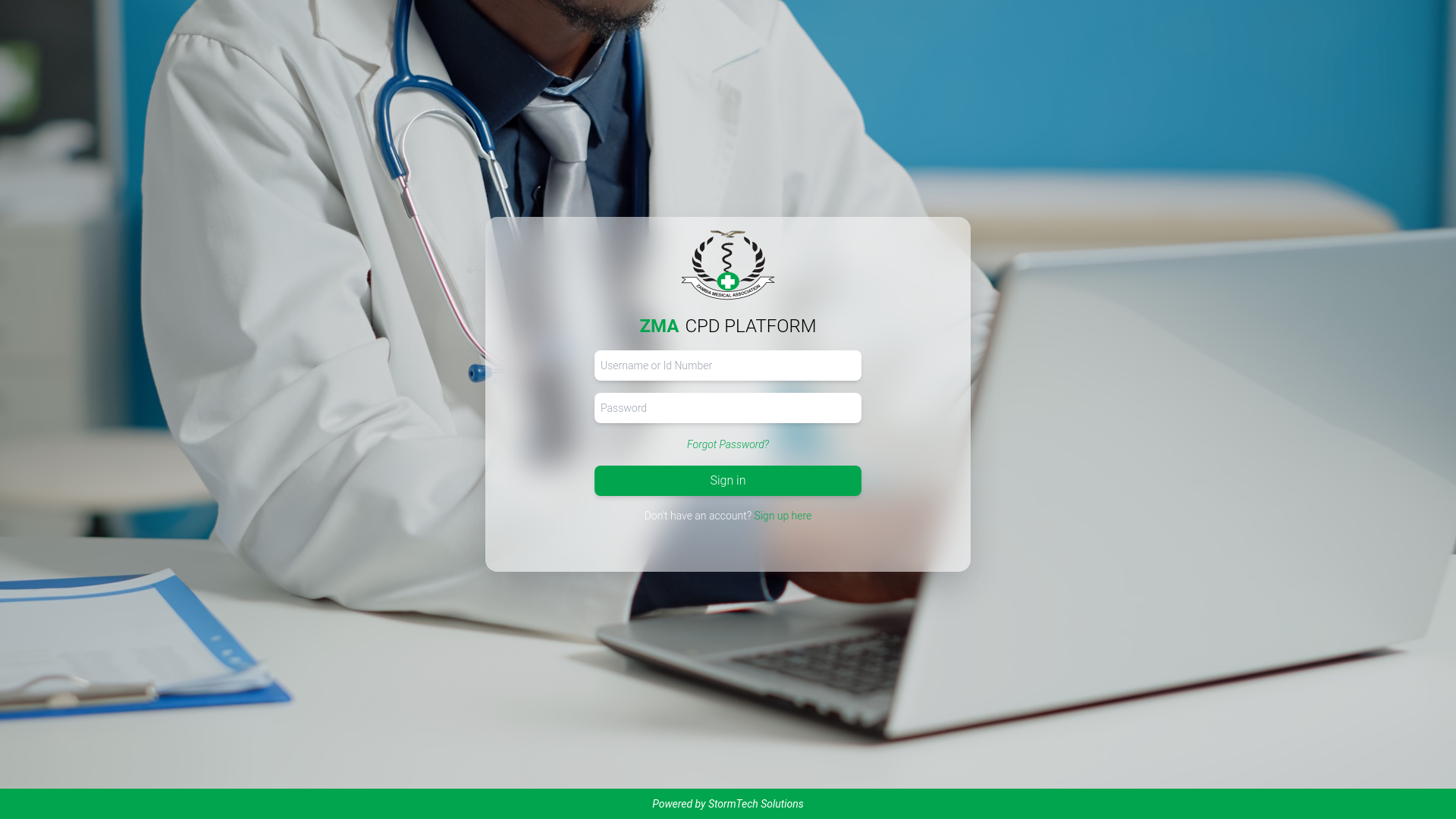 website screenshot of https://stormtech-solutions.com