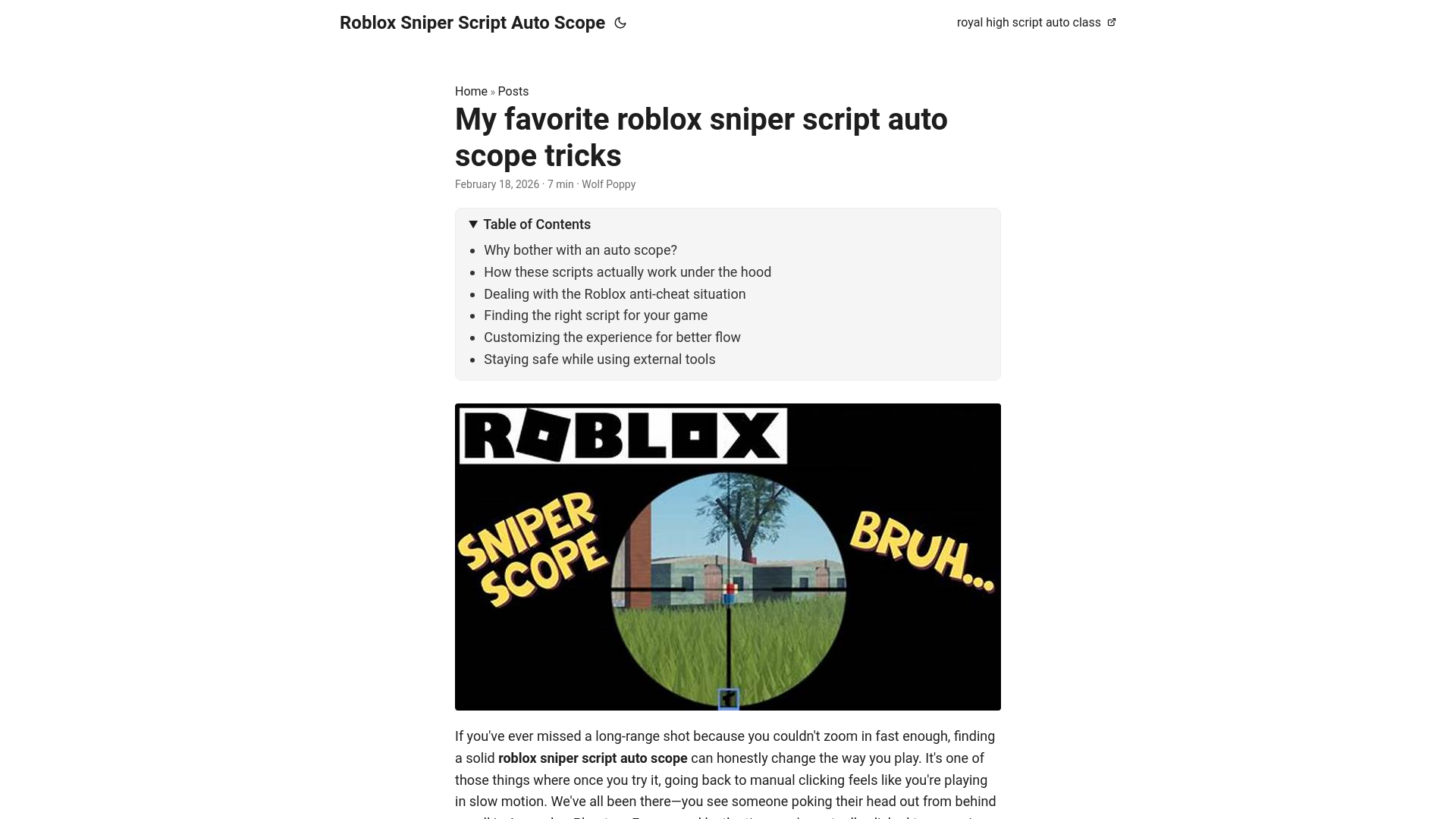 website screenshot of https://roblox-sniper-script-auto-scope.pages.dev/