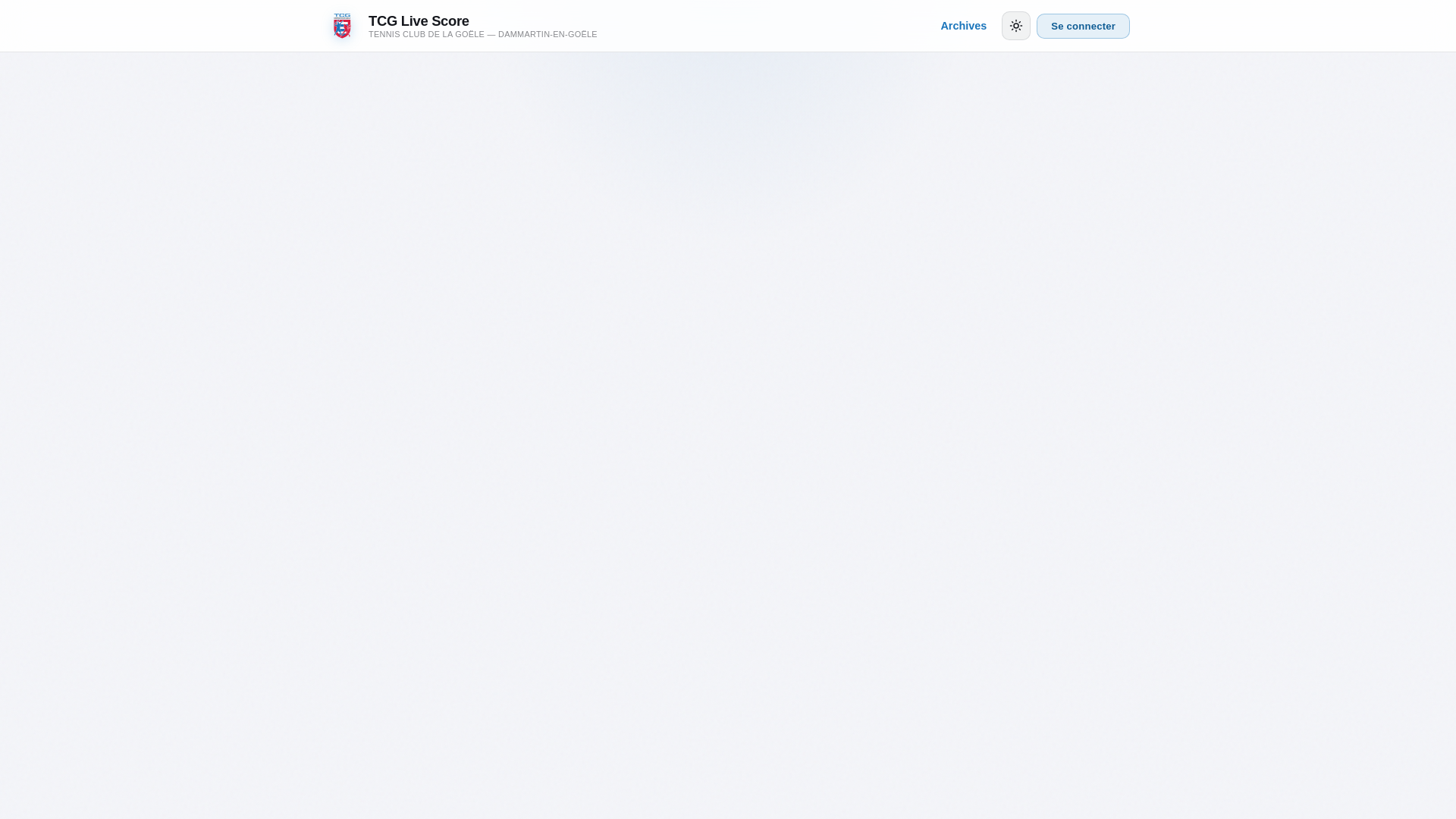 website screenshot of https://scorestcg.live/