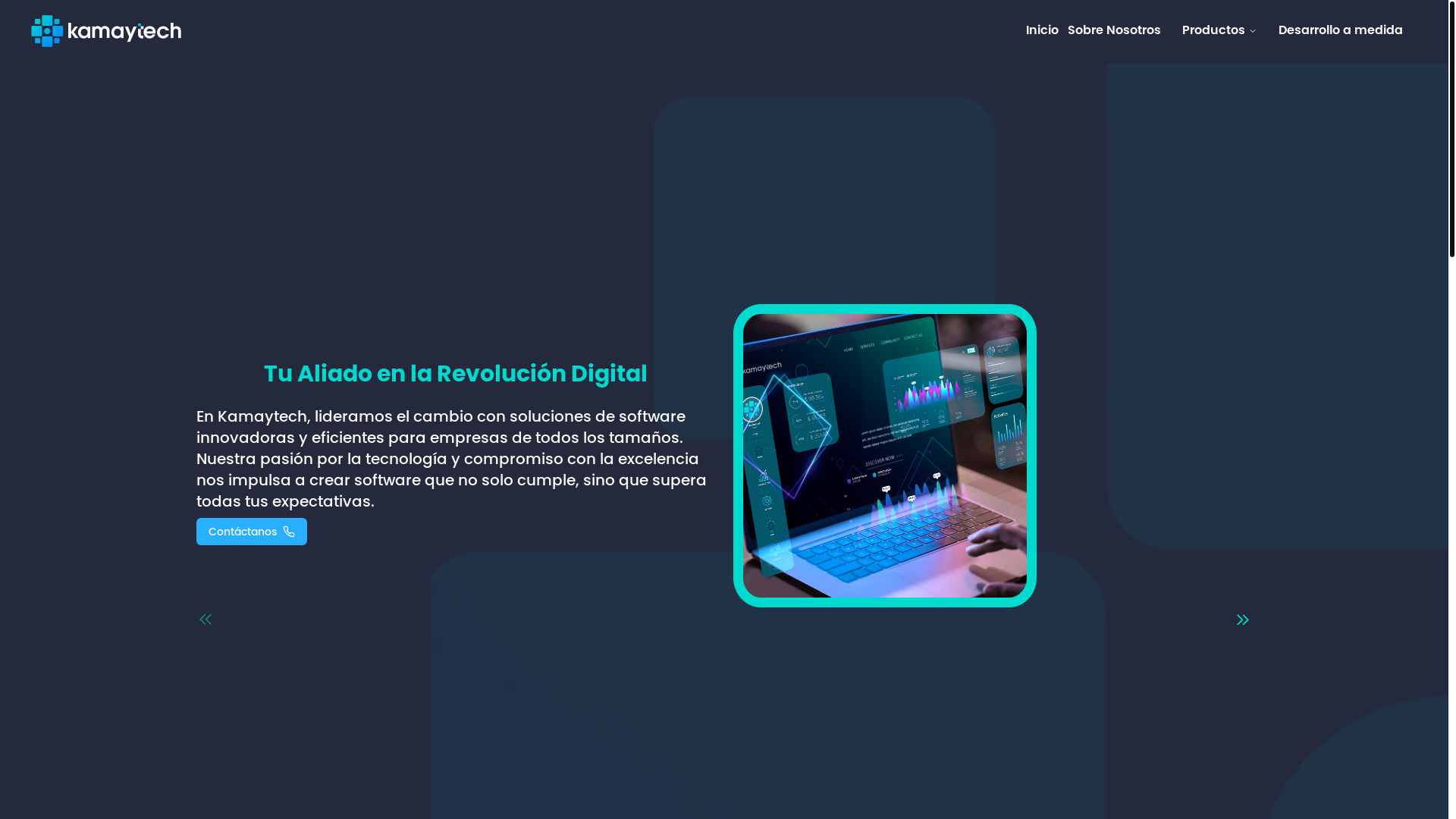 website screenshot of https://webkamaytech.pages.dev/