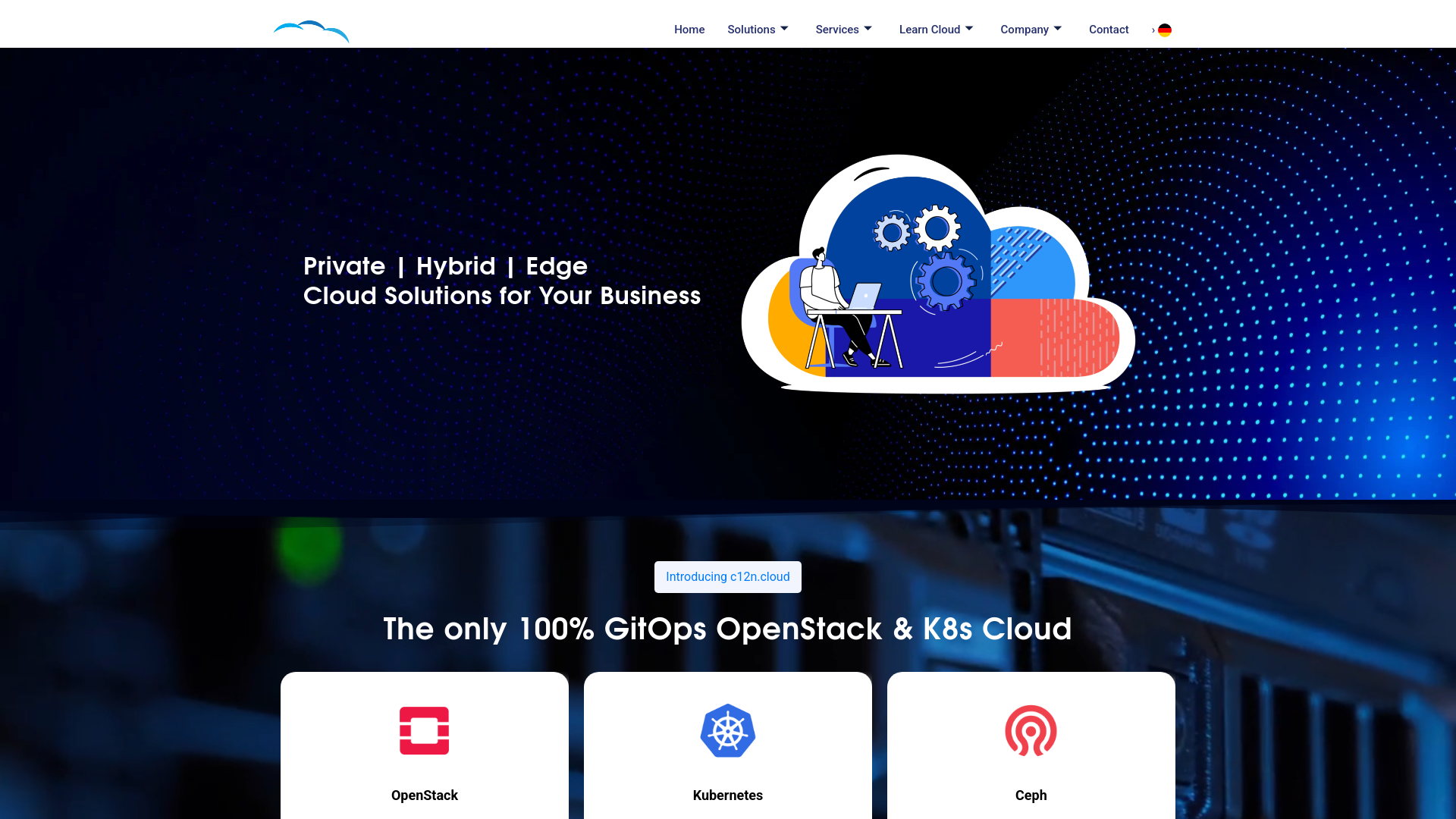 website screenshot of https://cloudificationwork.com/