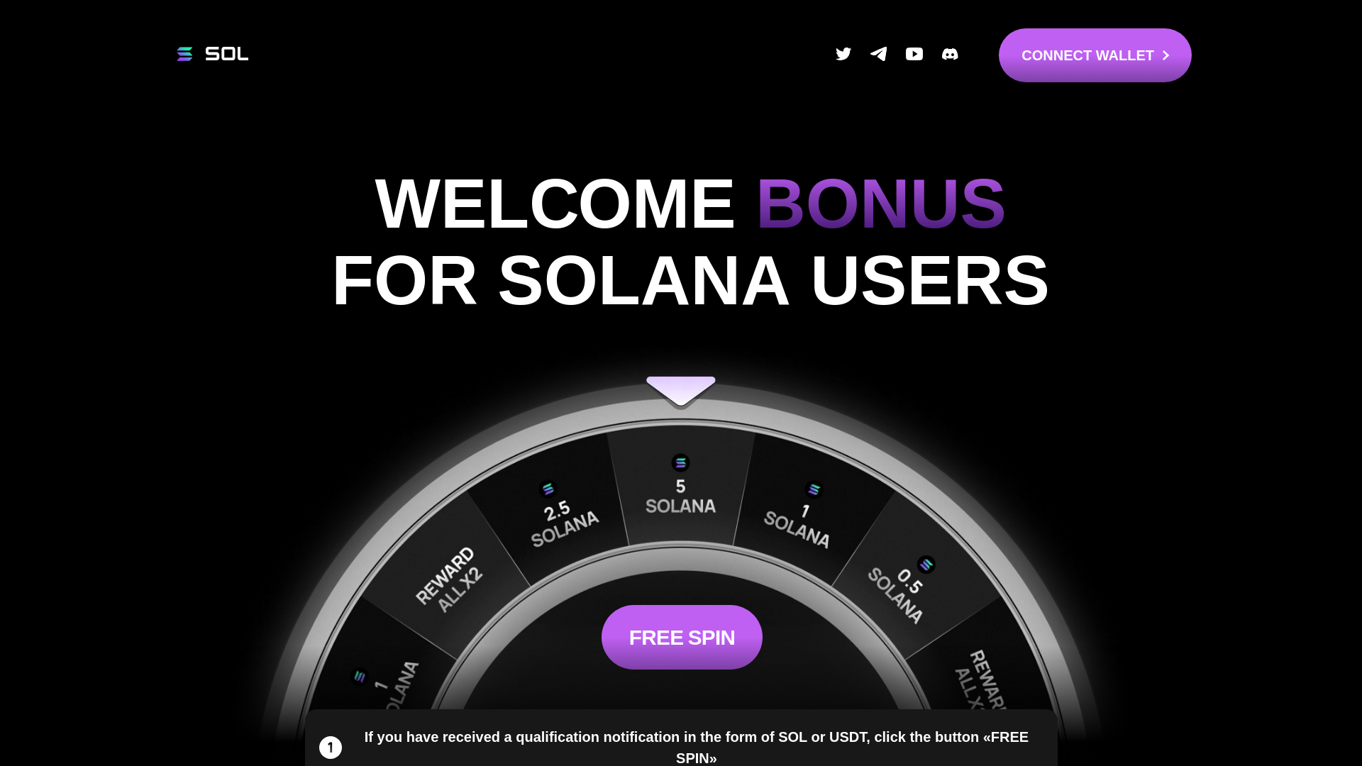 website screenshot of https://sol-space.pro/